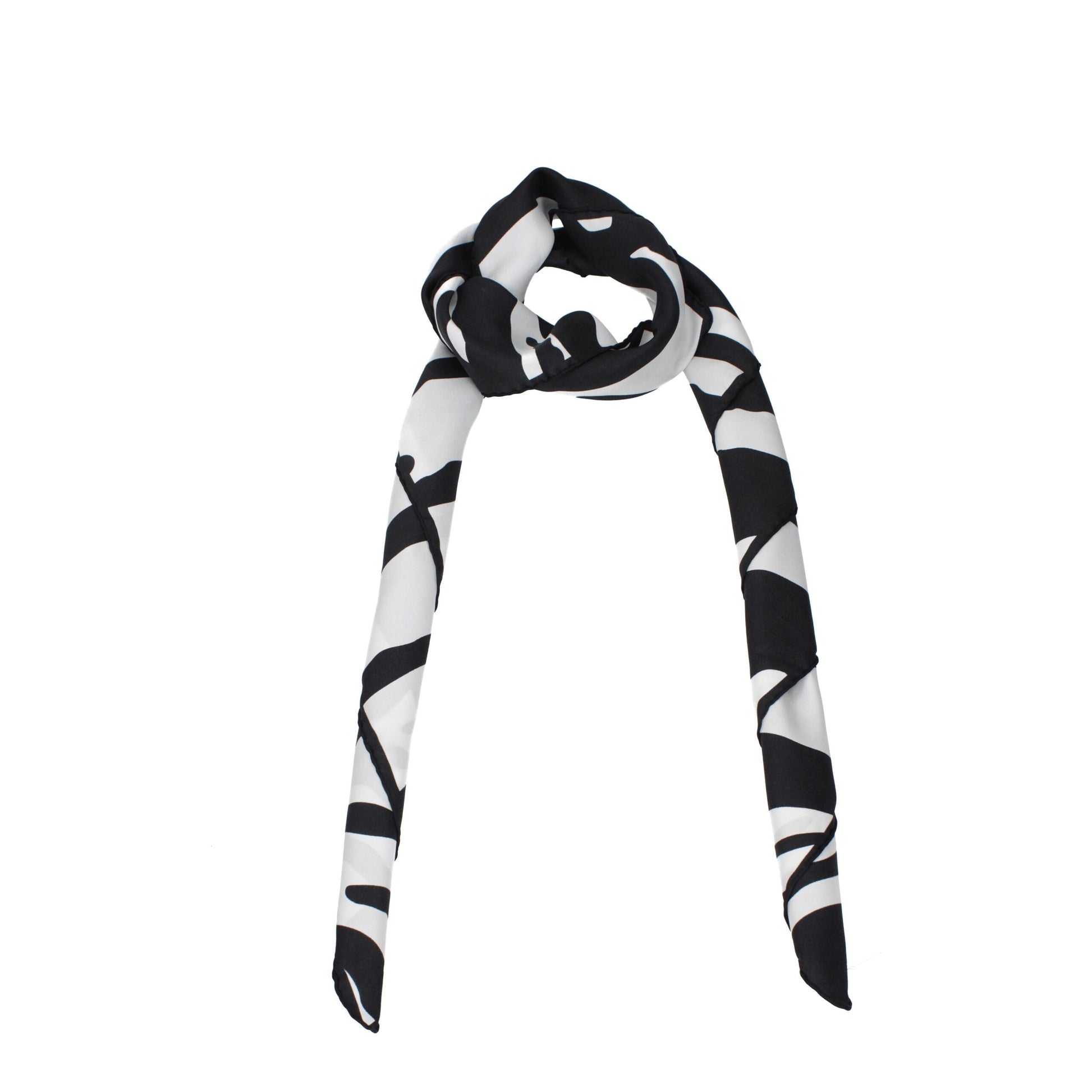 Foulard en soie noire Dolce & Gabbana
