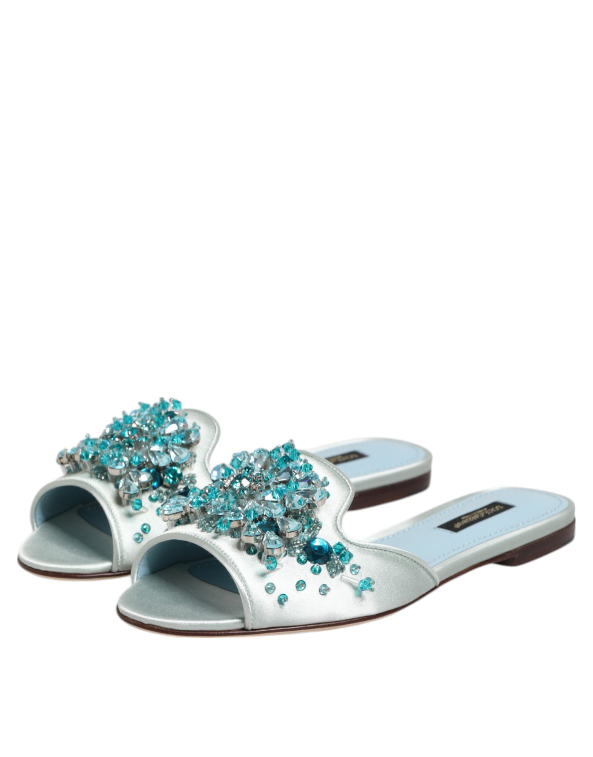 Dolce & Gabbana Blue Slides for Women alternate view