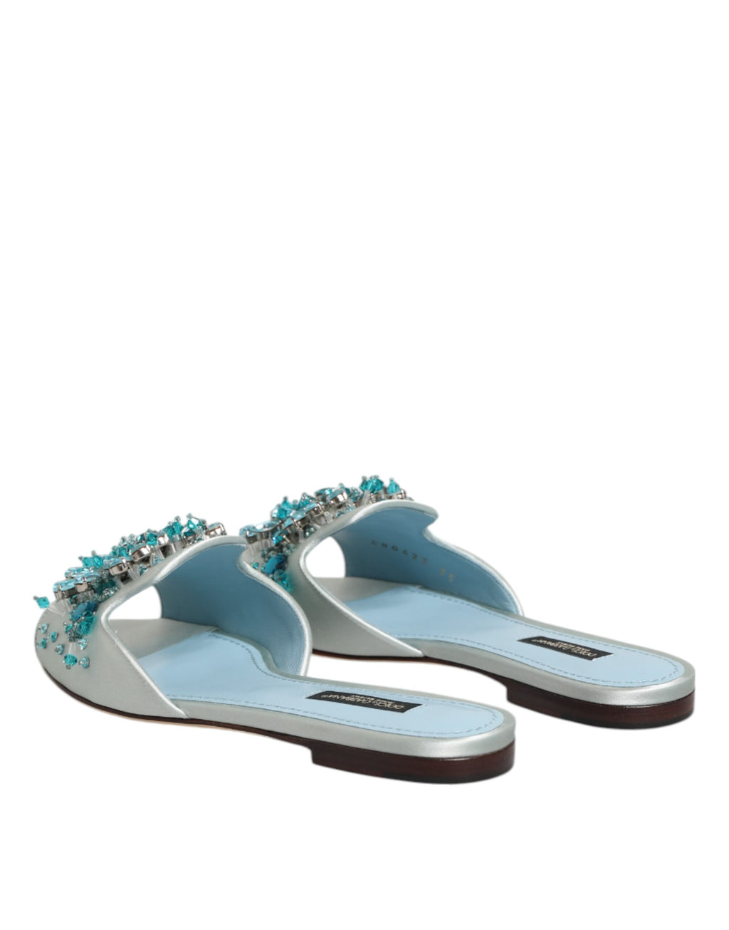 Dolce & Gabbana Blue Slides for Women additional view