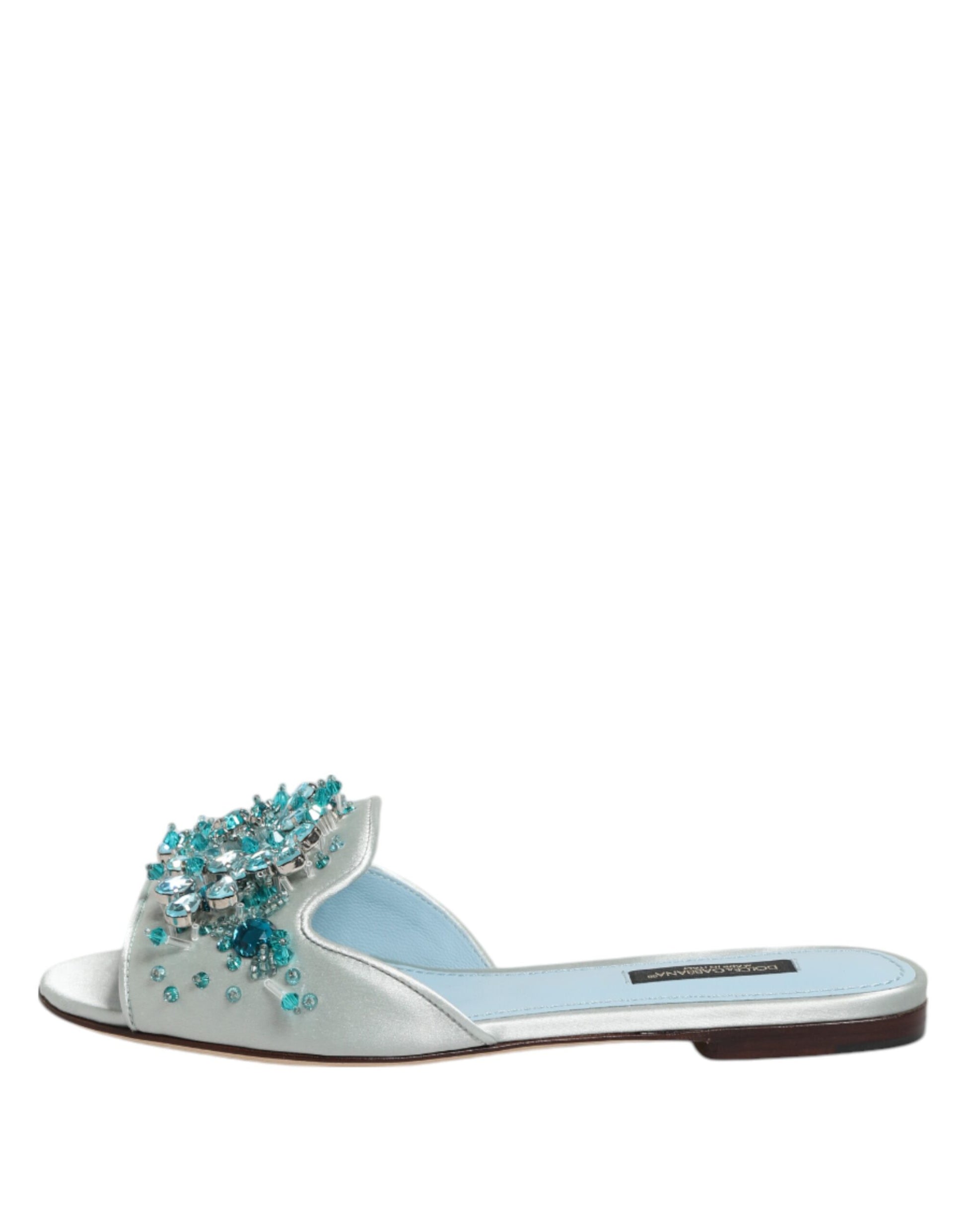 Dolce & Gabbana Blue Slides for Women additional view