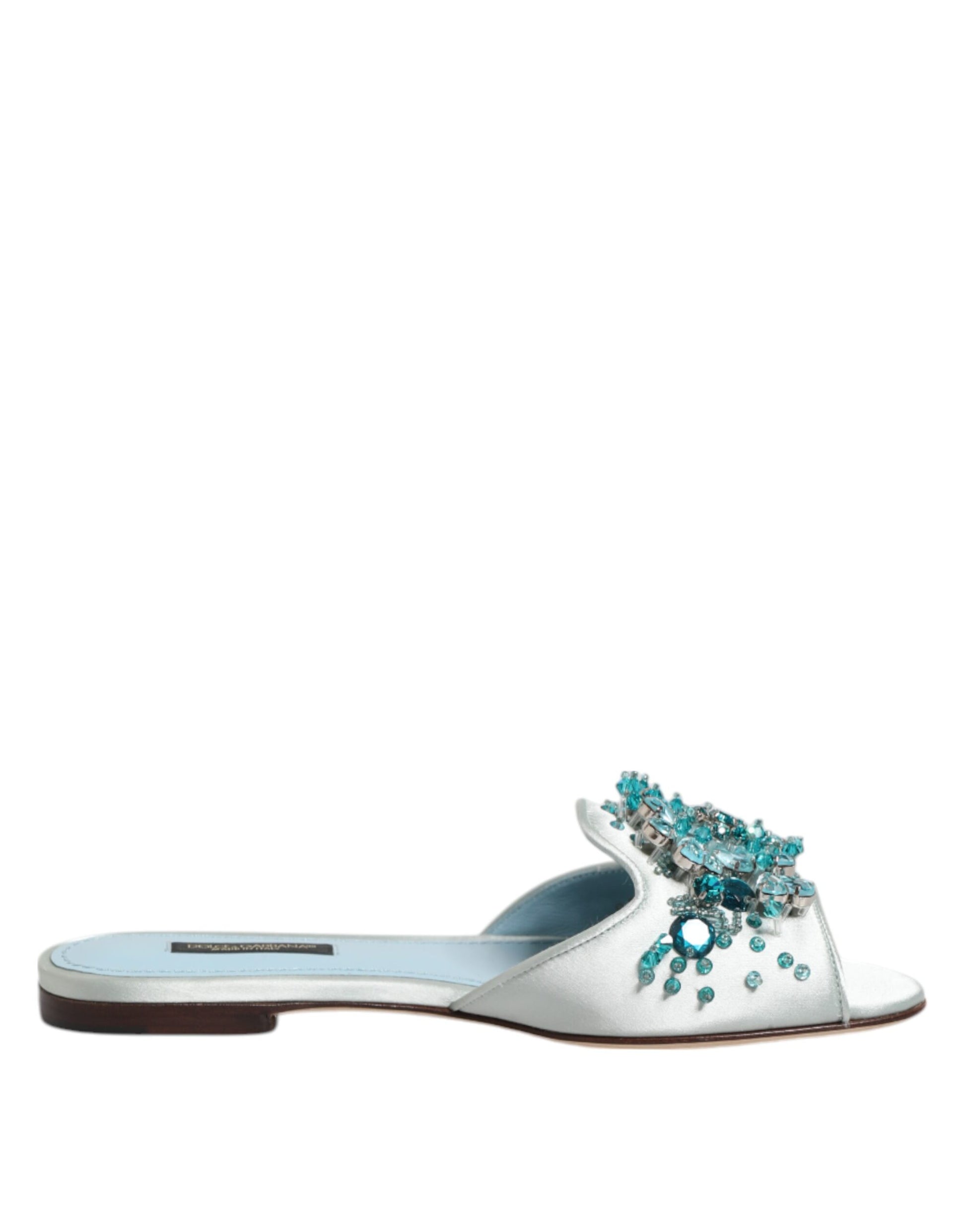 Dolce & Gabbana Blue Slides for Women