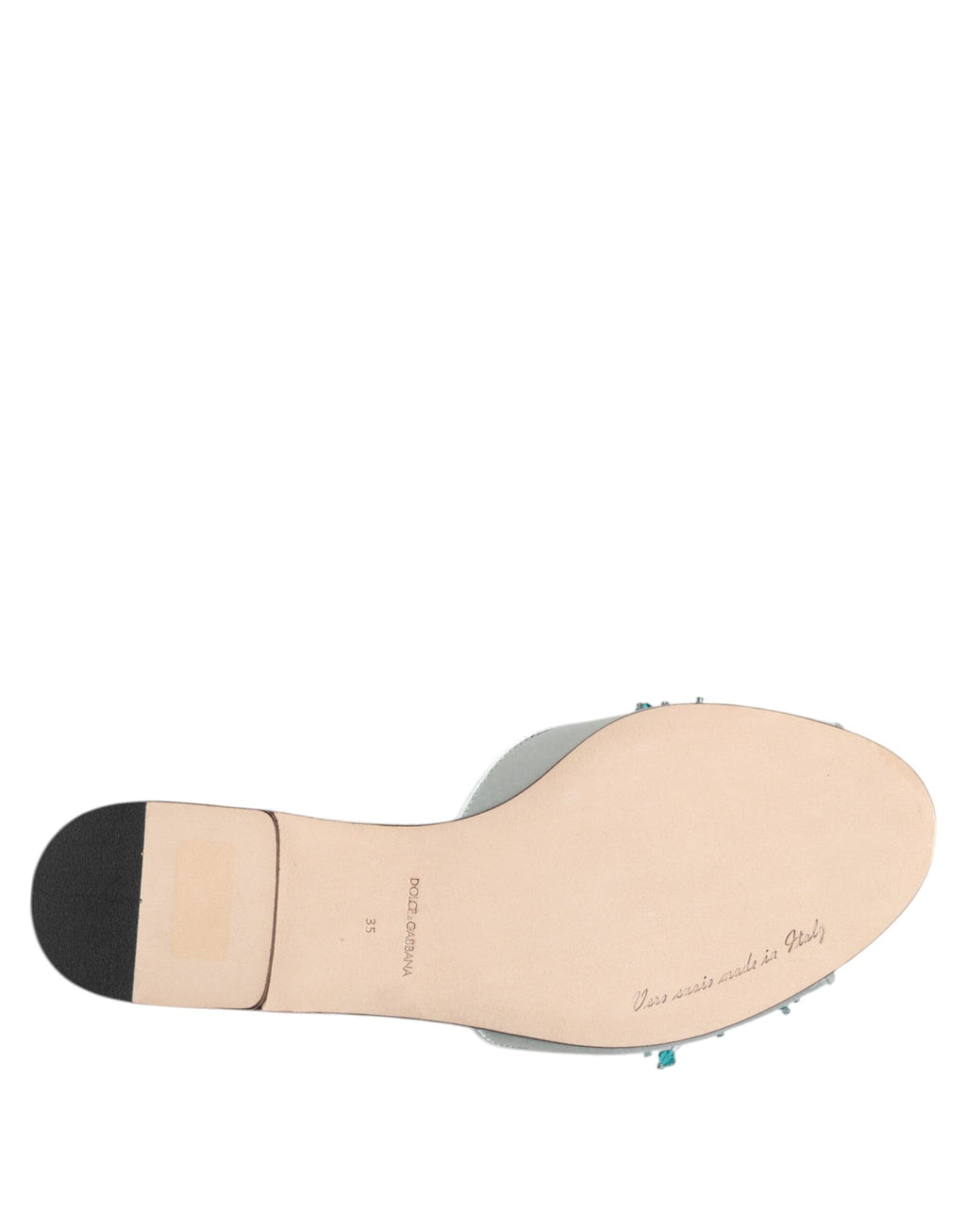 Dolce & Gabbana Blue Slides for Women additional view