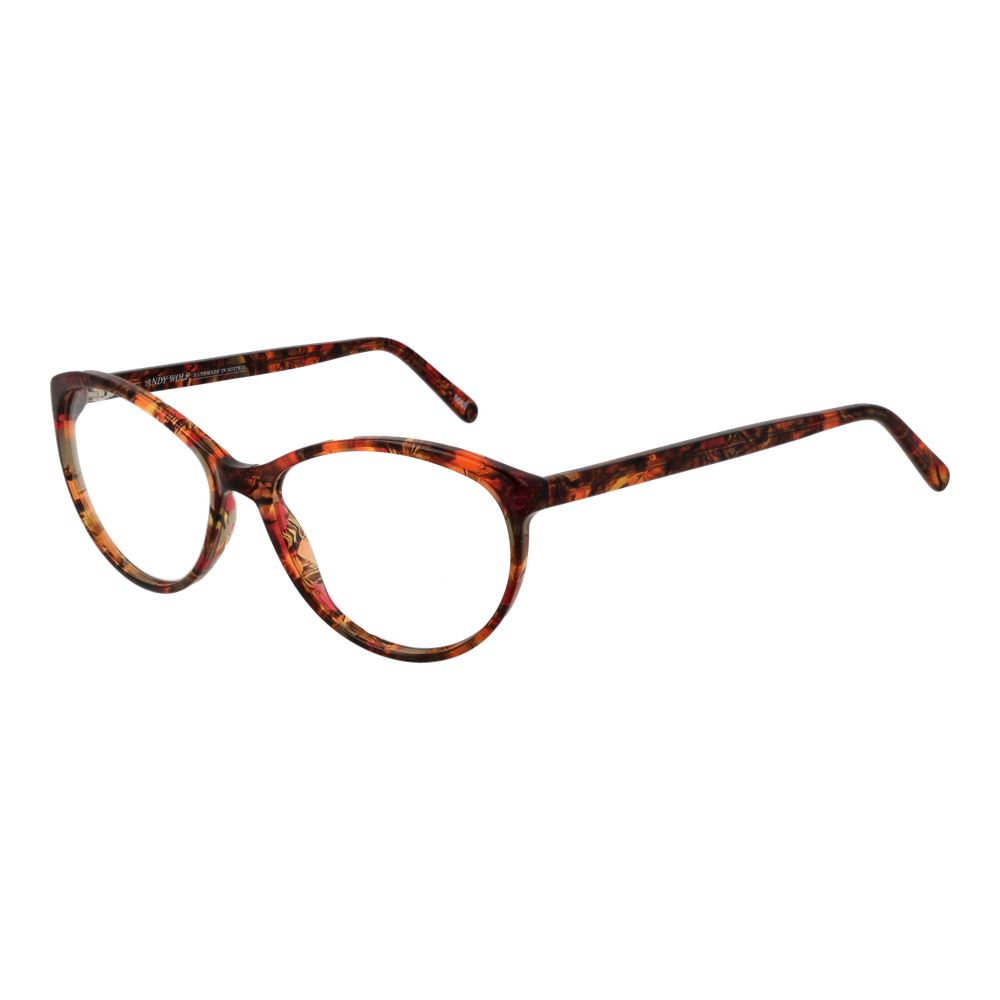 Andy Wolf Brown Glasses Frames Unisex