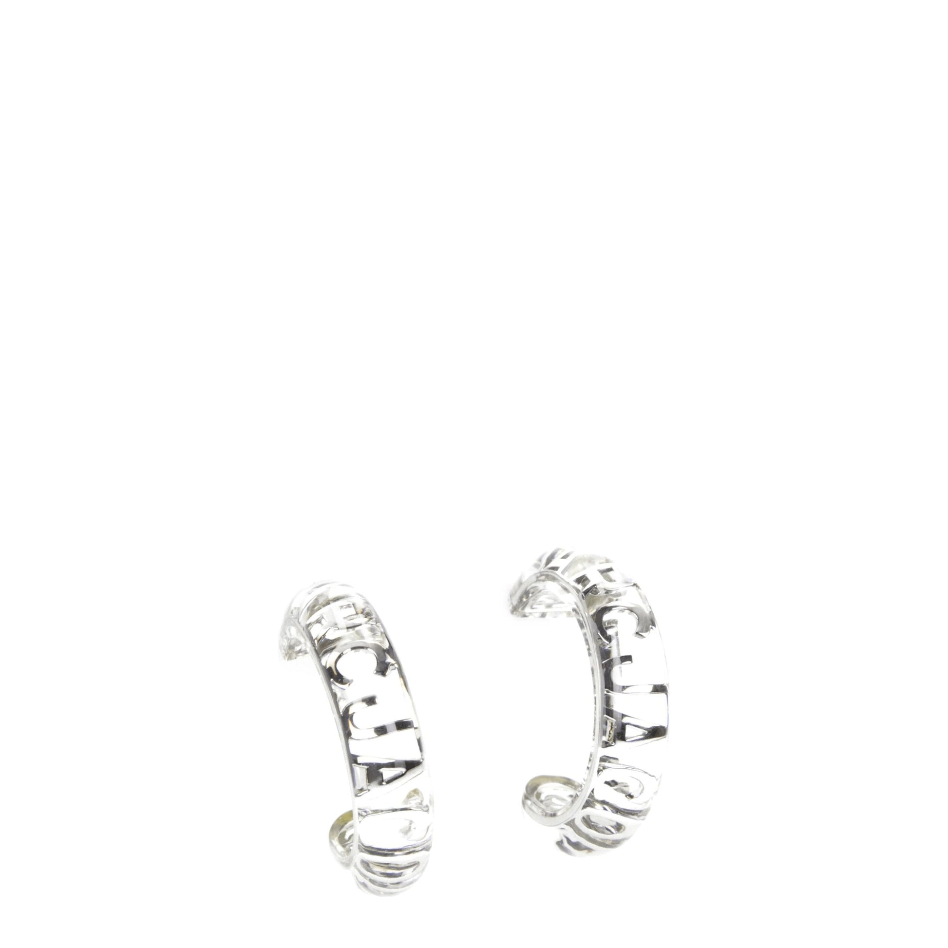 Marc Jacobs Transparent Plastic Earrings