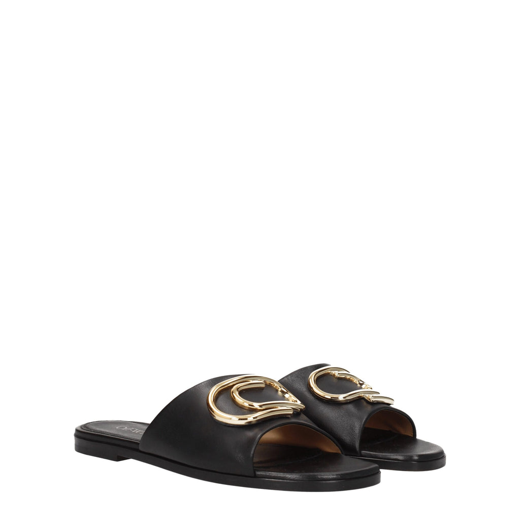 Off-White Black Slippers for Women alternate view