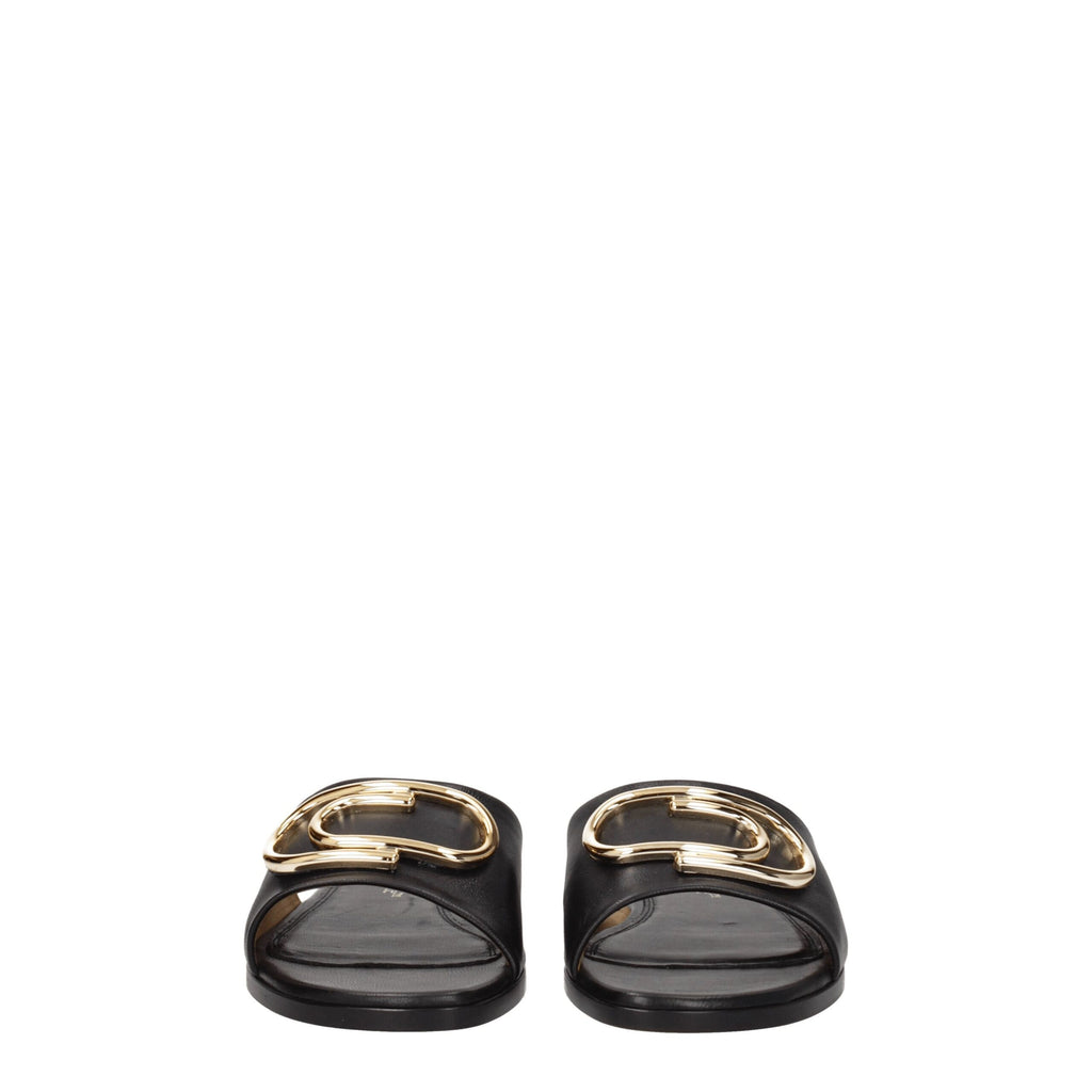 Off-White Black Slippers for Women detail view