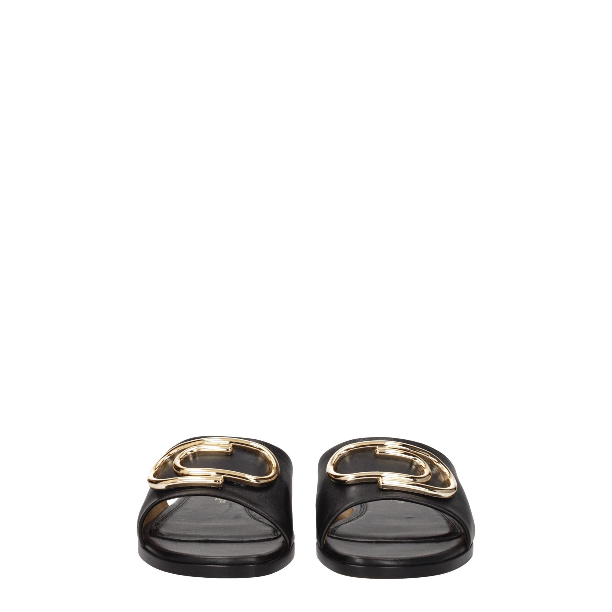 Off-White Black Slippers for Women detail view
