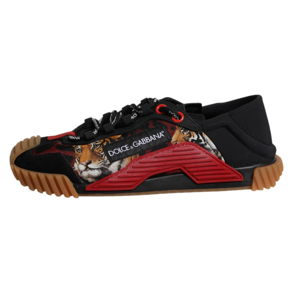 Dolce & Gabbana Black Low Top Sneakers for Men side view