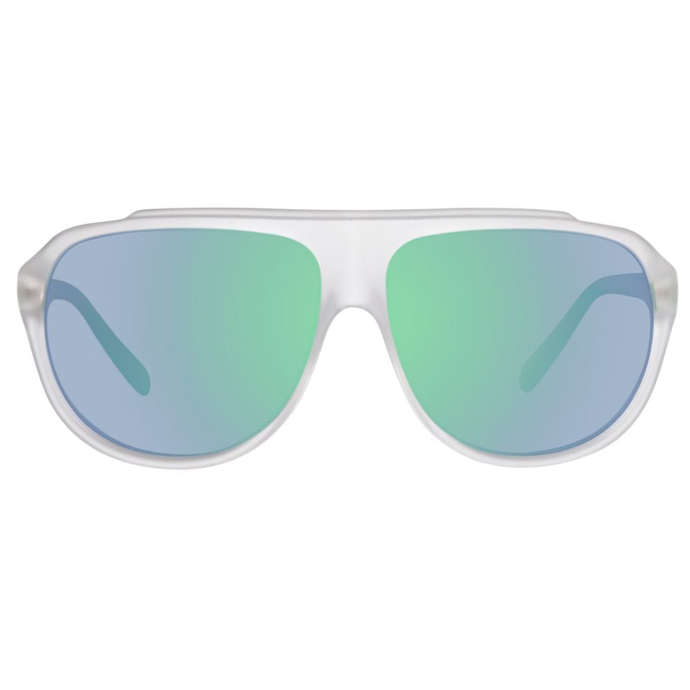 Benetton – Blaue Sonnenbrille mit Spritzguss