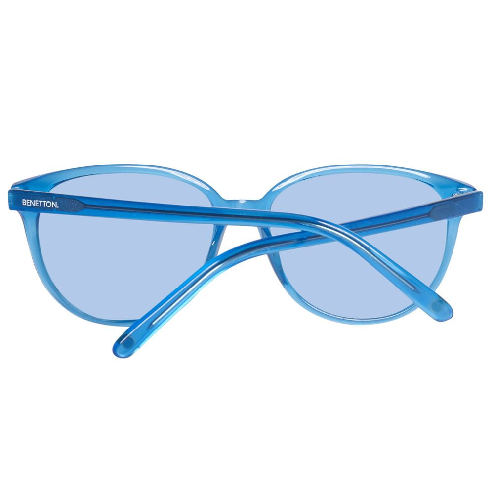 Benetton Blaue Kunststoff-Sonnenbrille