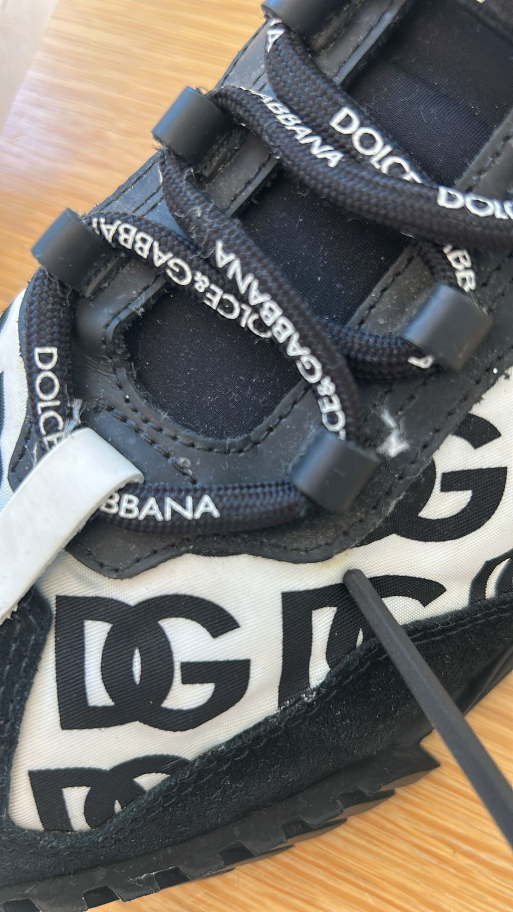 Dolce & Gabbana Black Low Top Sneakers for Men additional view