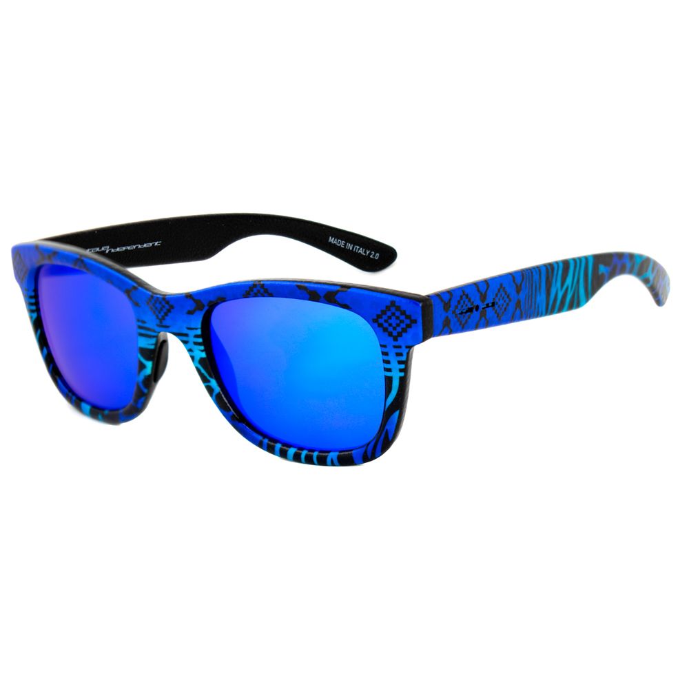 Lunettes de soleil Italia Independent en acétate bleu