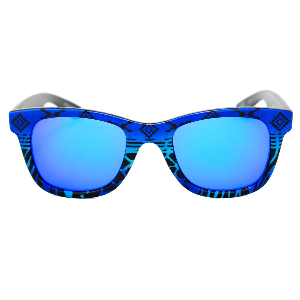 Lunettes de soleil Italia Independent en acétate bleu