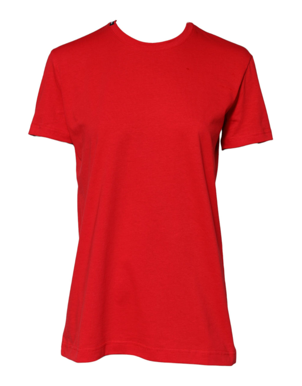 T-shirt Dolce & Gabbana en coton rouge à col rond et manches courtes