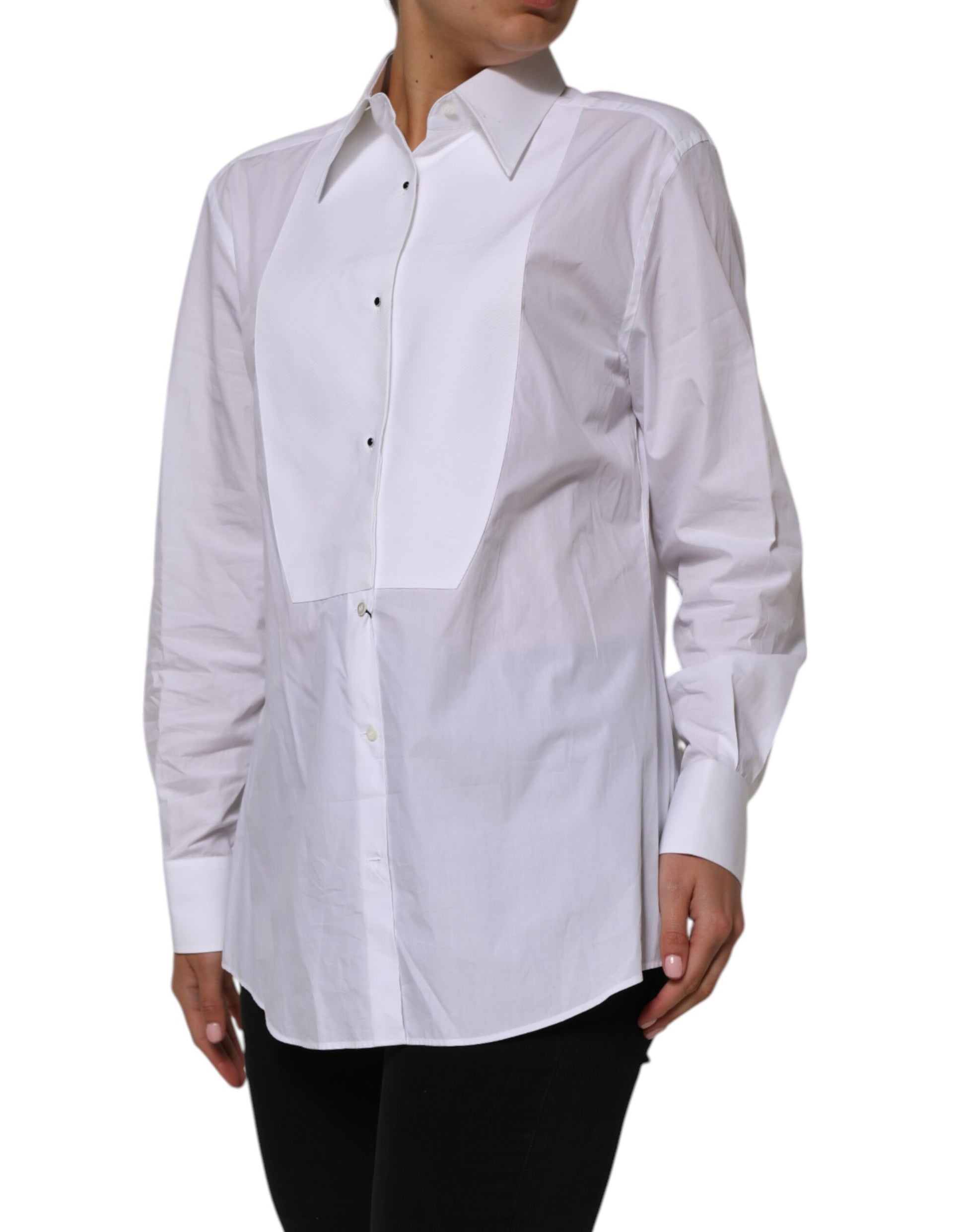 Dolce & Gabbana White Dress Shirt for Women detail view