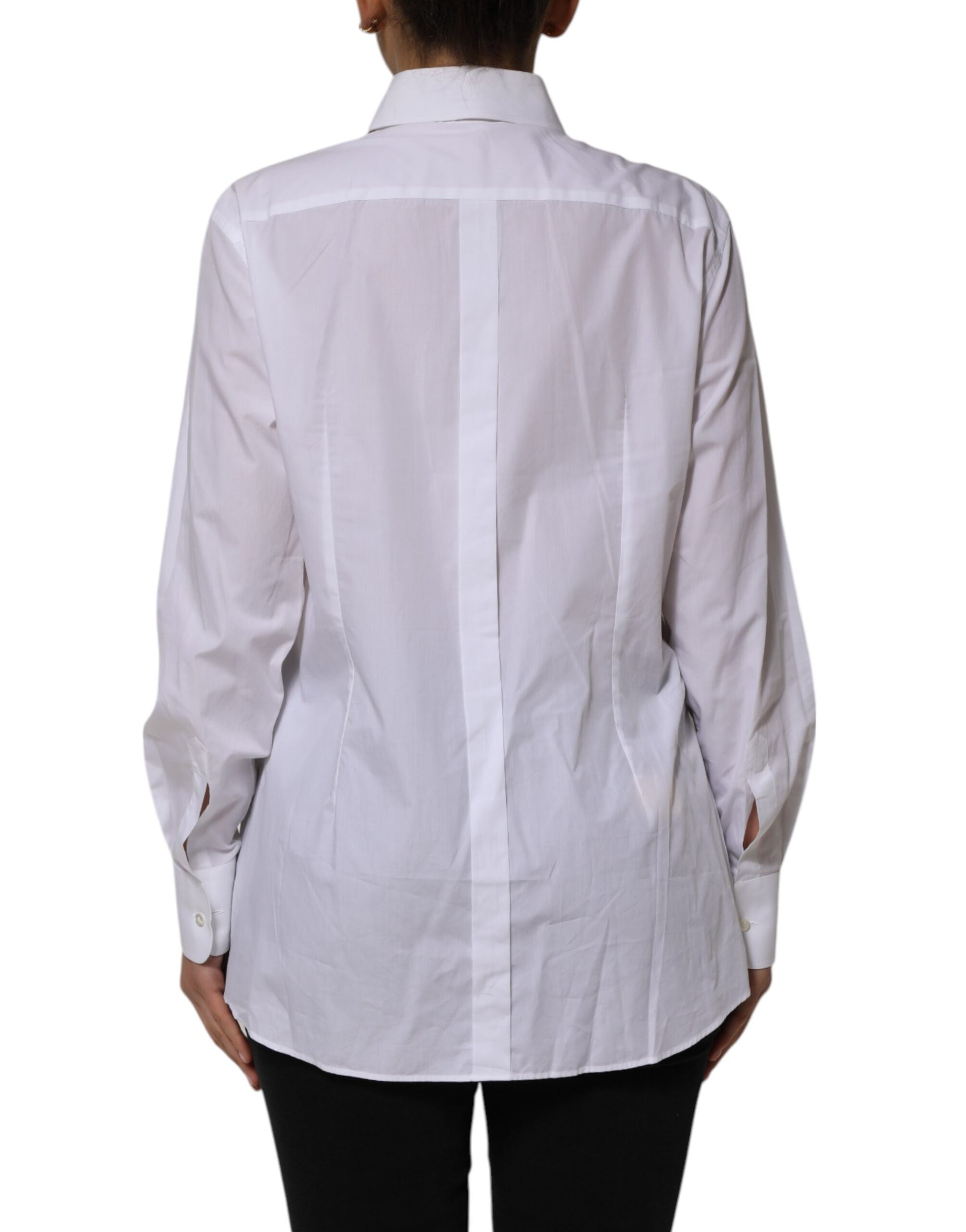 Dolce & Gabbana White Dress Shirt for Women side view