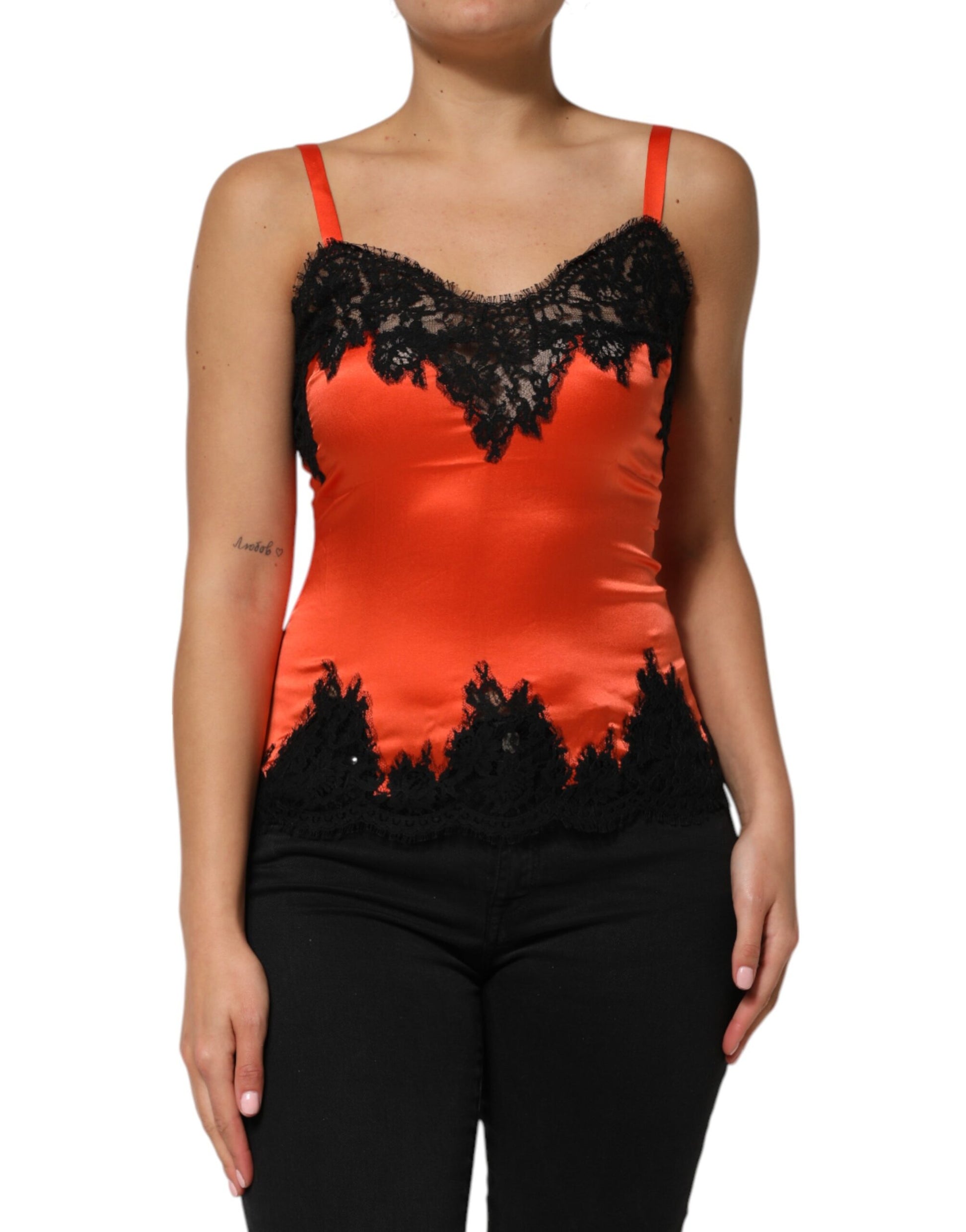 Dolce & Gabbana Red Sleeveless T-Shirt for Women alternate view