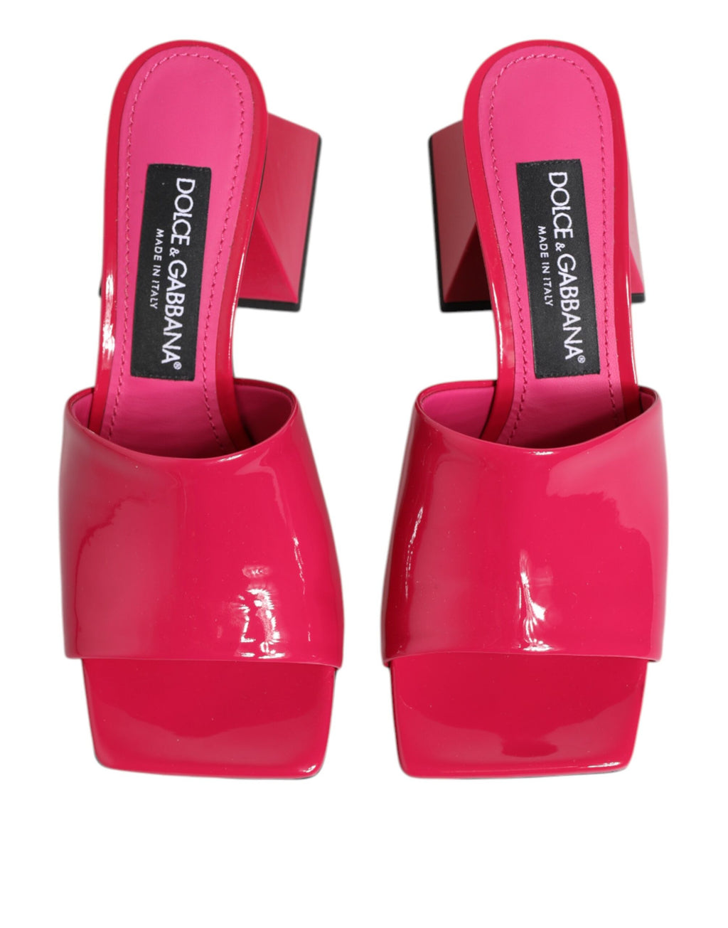 Dolce & Gabbana Pink Mules for Women side view