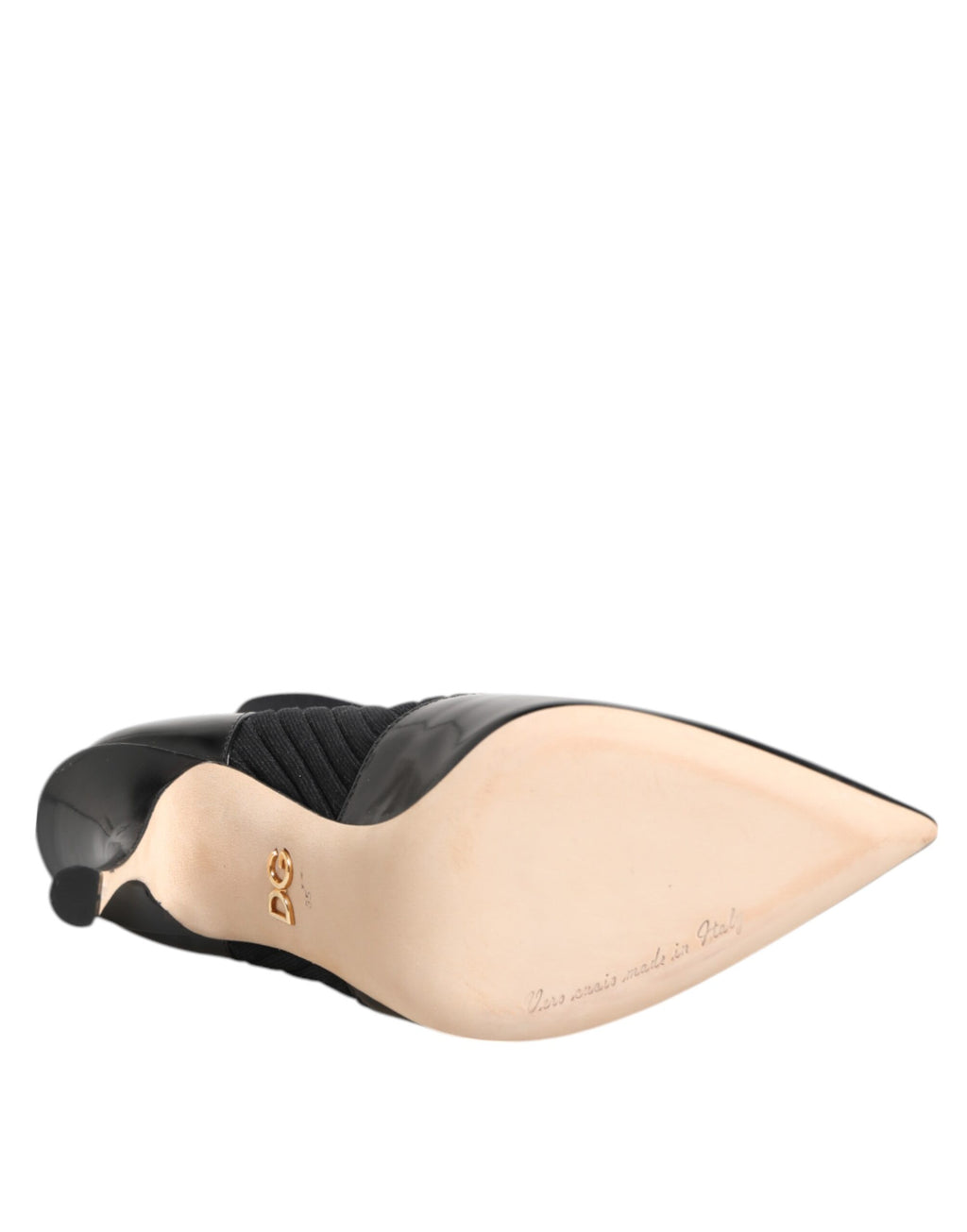 Dolce & Gabbana Bottines Chaussettes Stilettos Noires Extensibles