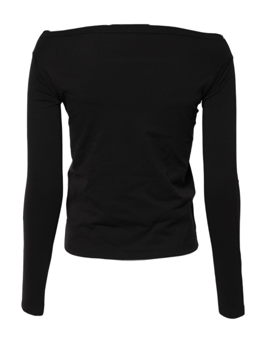 Dolce & Gabbana Black Long Sleeve T-Shirt for Women detail view
