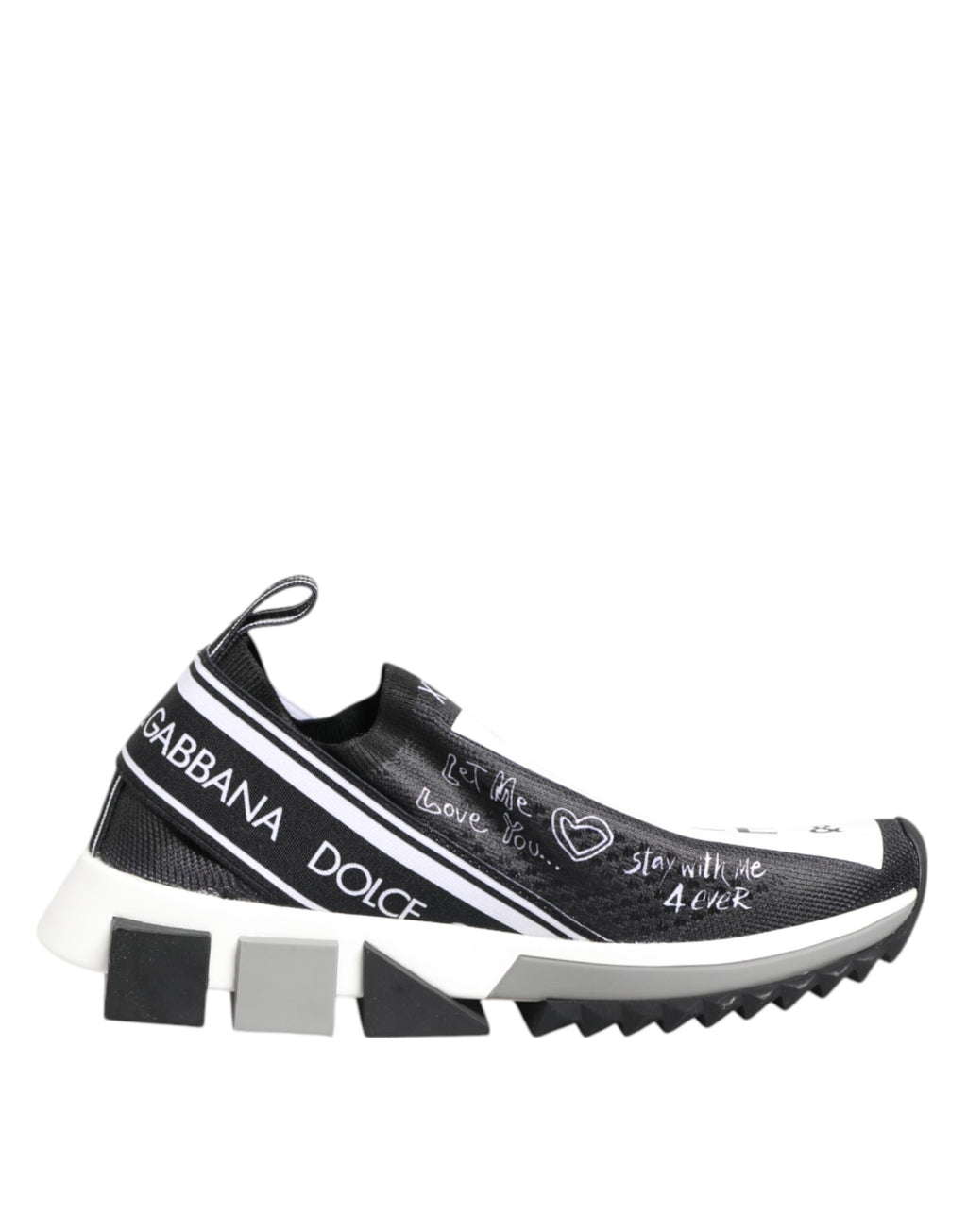 Dolce & Gabbana Black Chunky Sneakers for Women alternate view