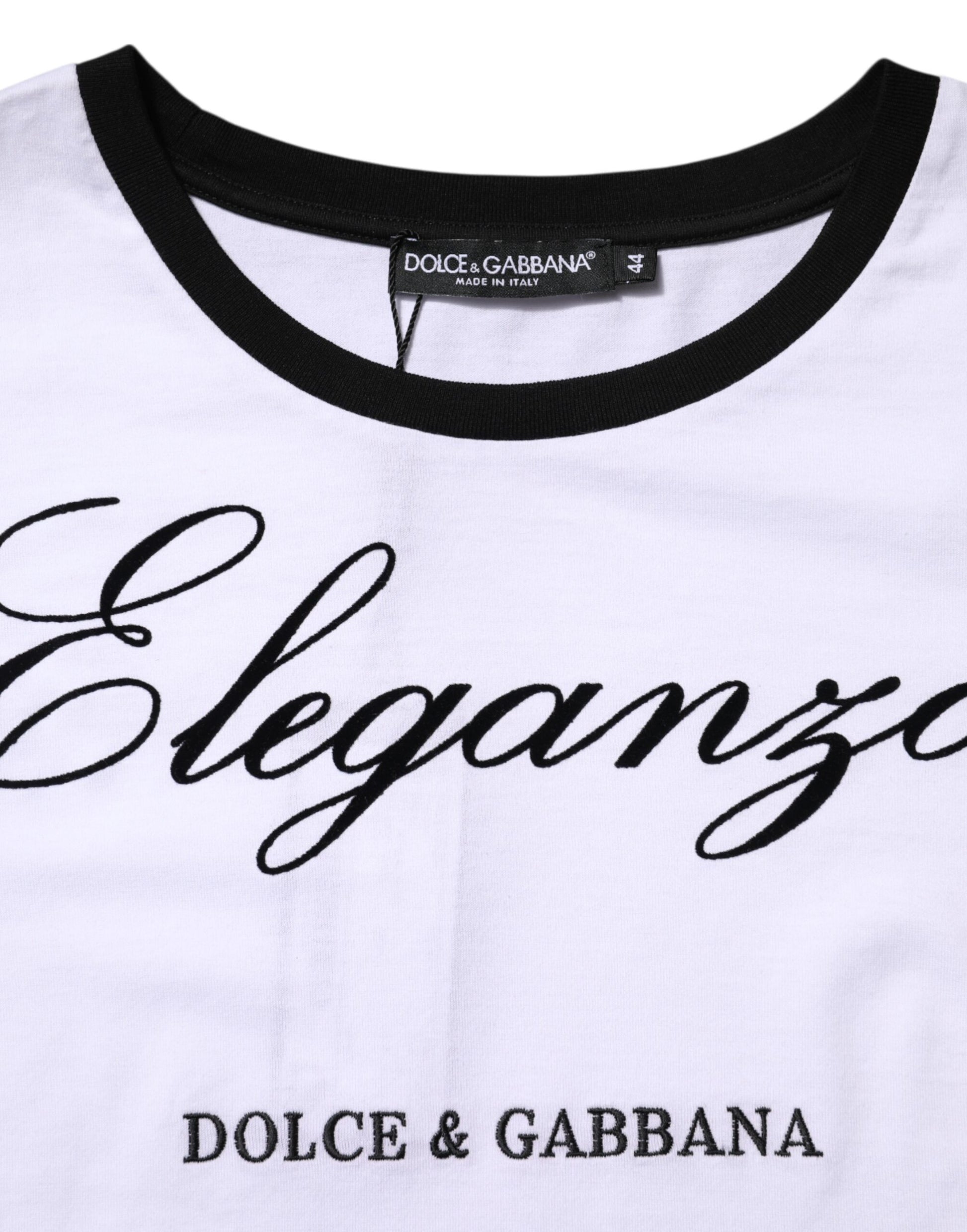 Dolce & Gabbana White Short-Sleeve Shirt for Women side view
