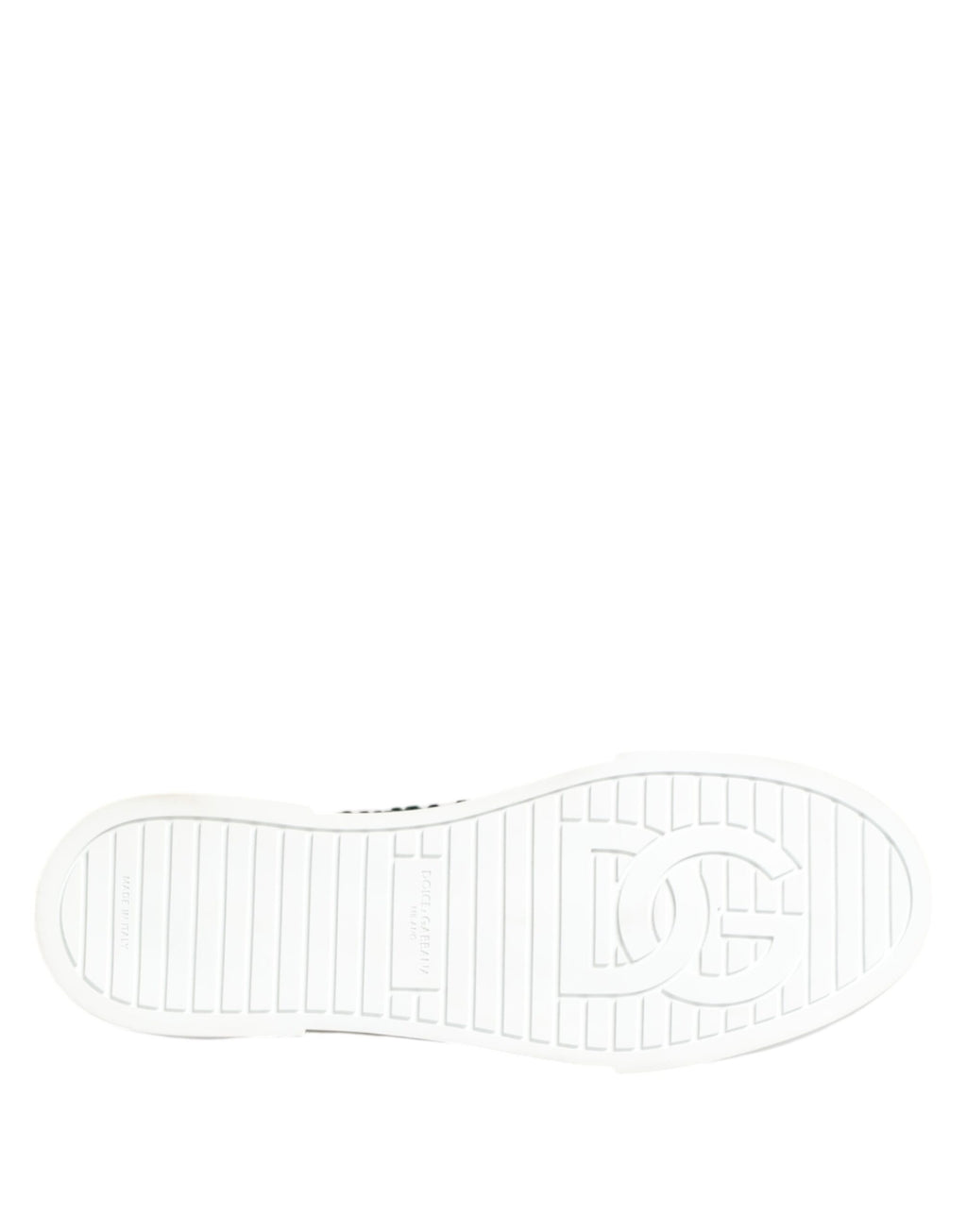 Chaussures Baskets Dolce & Gabbana Vert Portofino Cristal Logo DG