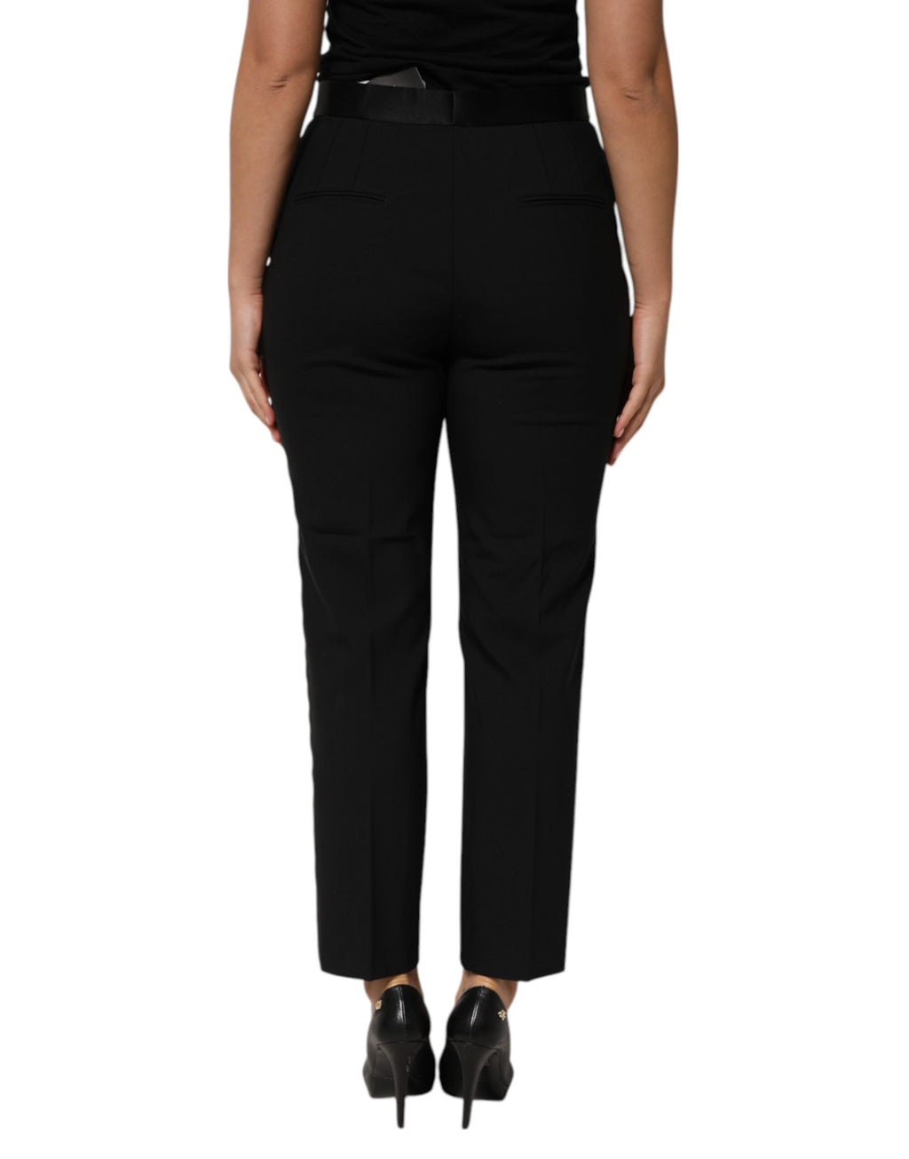 Dolce & Gabbana Black Casual Pants for Women side view