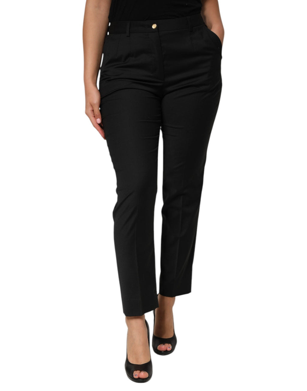 Dolce & Gabbana Black Casual Pants for Women