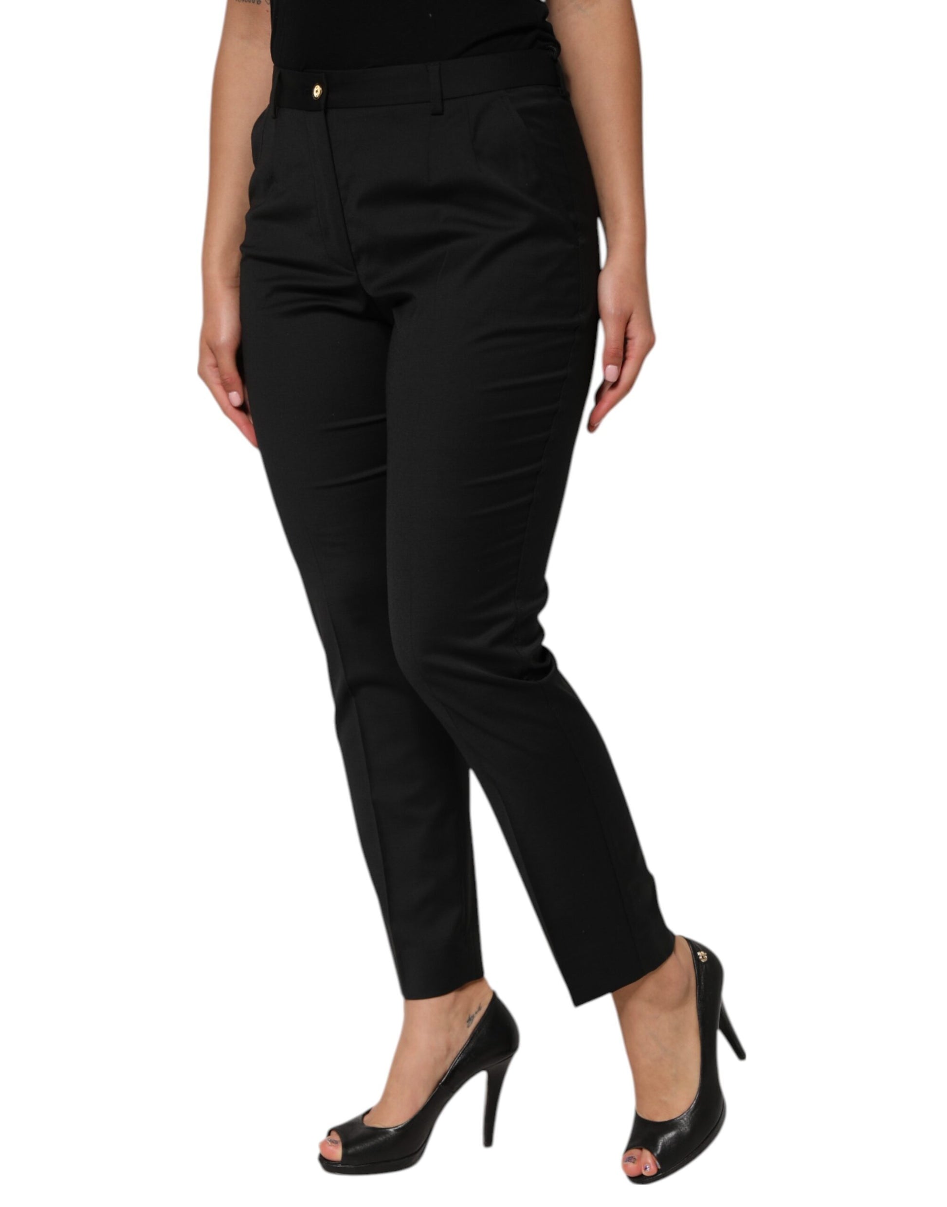 Dolce & Gabbana Black Casual Pants for Women detail view