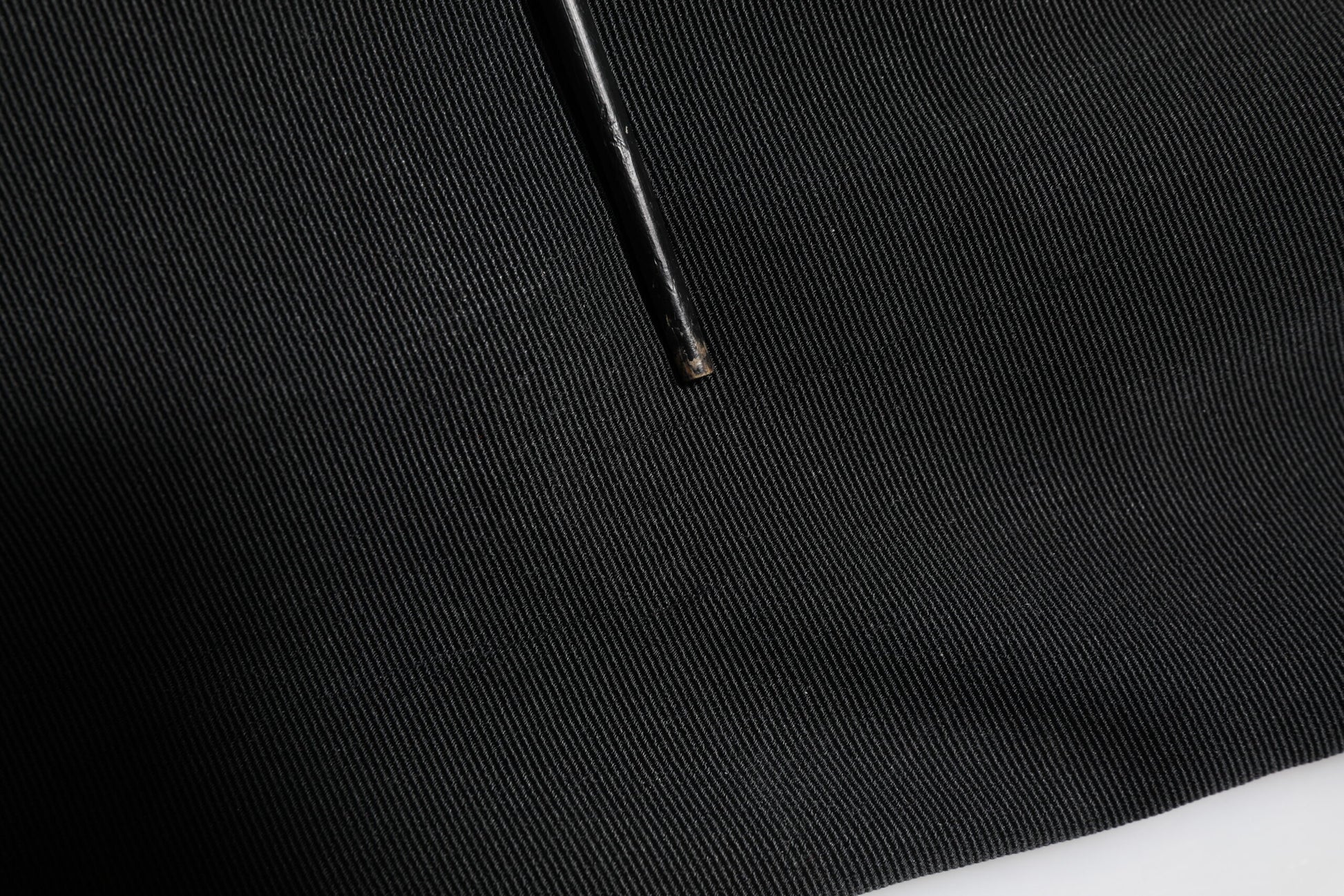 Pantalon fuseau taille haute en acétate noir Dolce & Gabbana