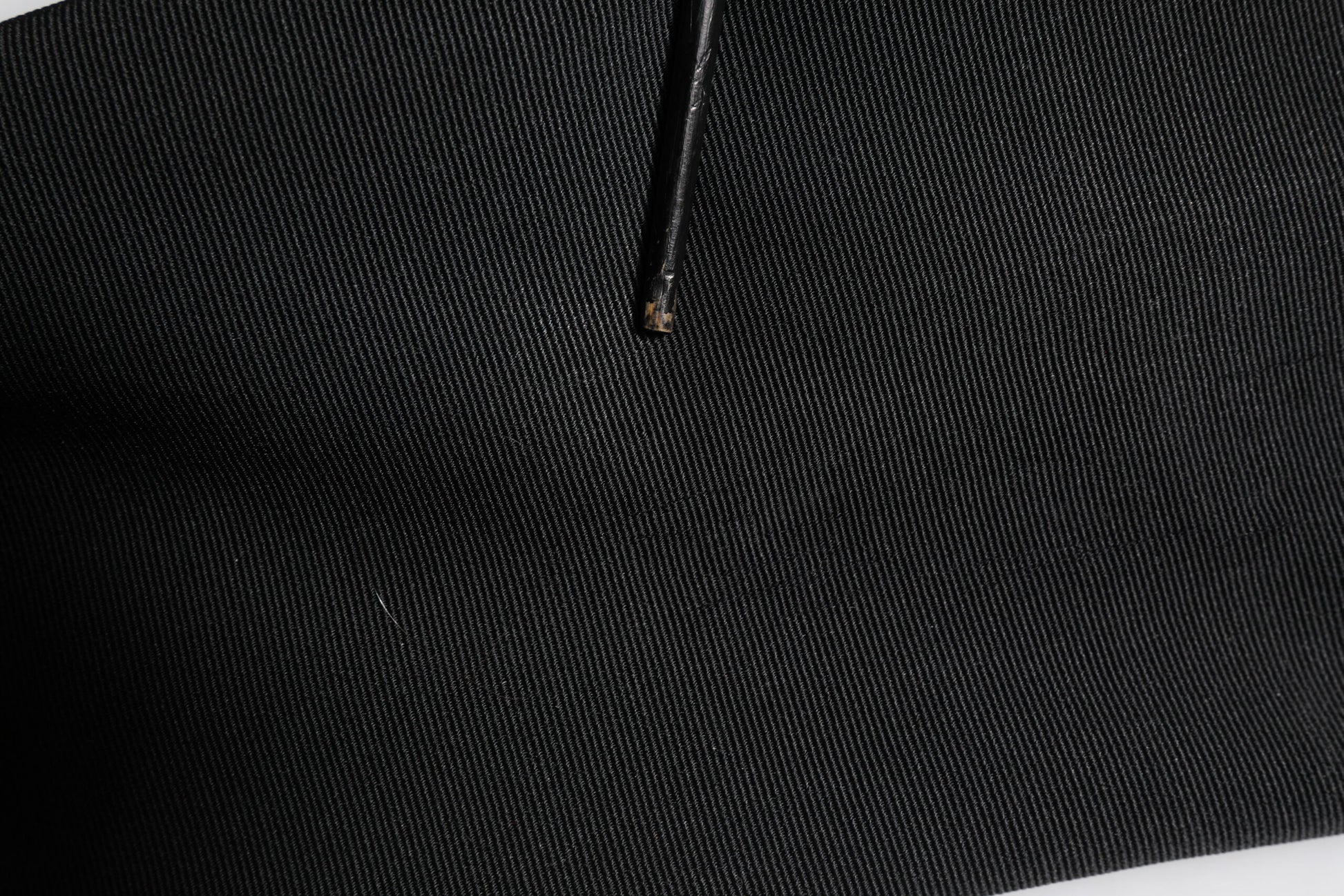 Pantalon fuseau taille haute en acétate noir Dolce & Gabbana
