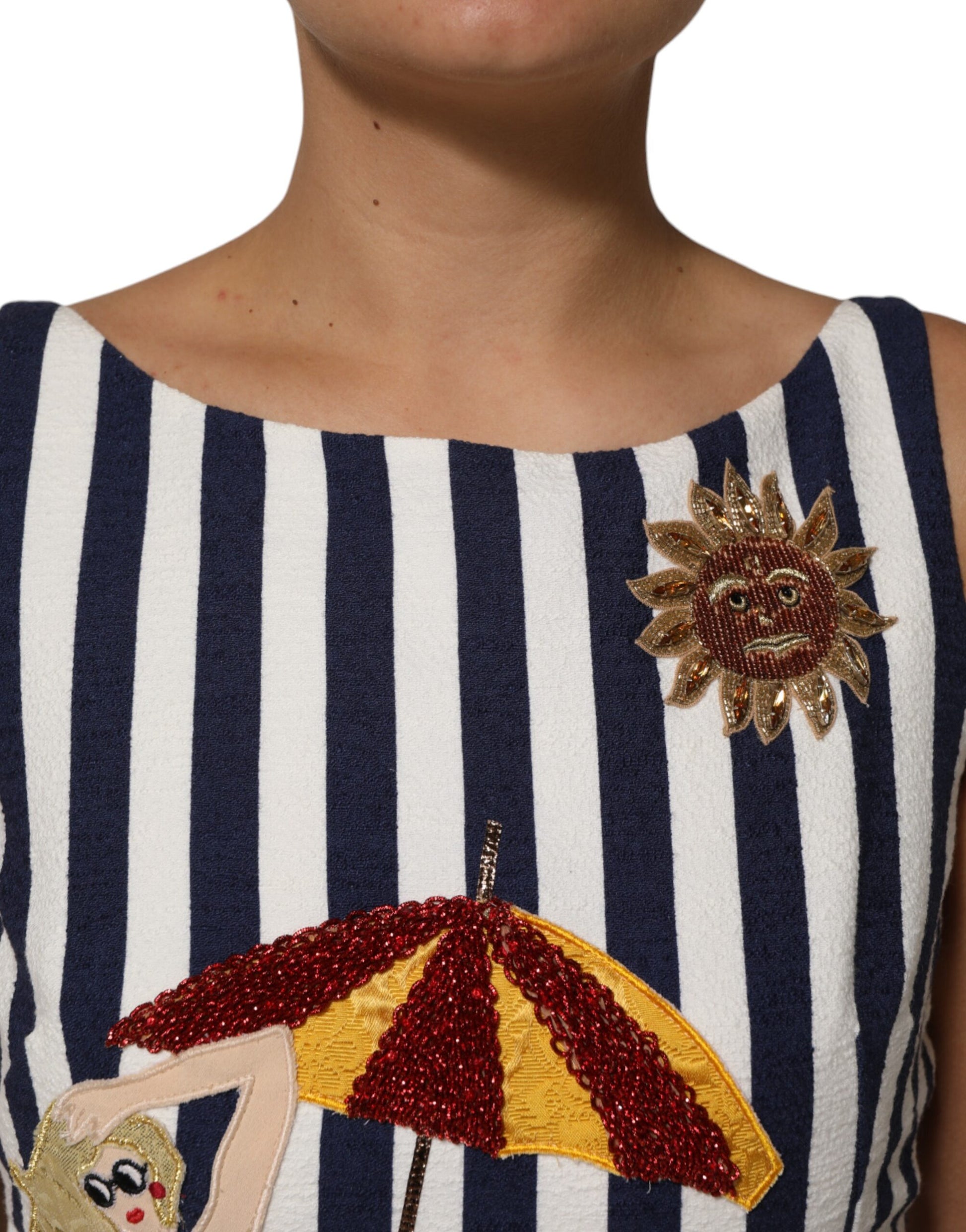 Dolce & Gabbana Blue Midi Dress for Women additional view