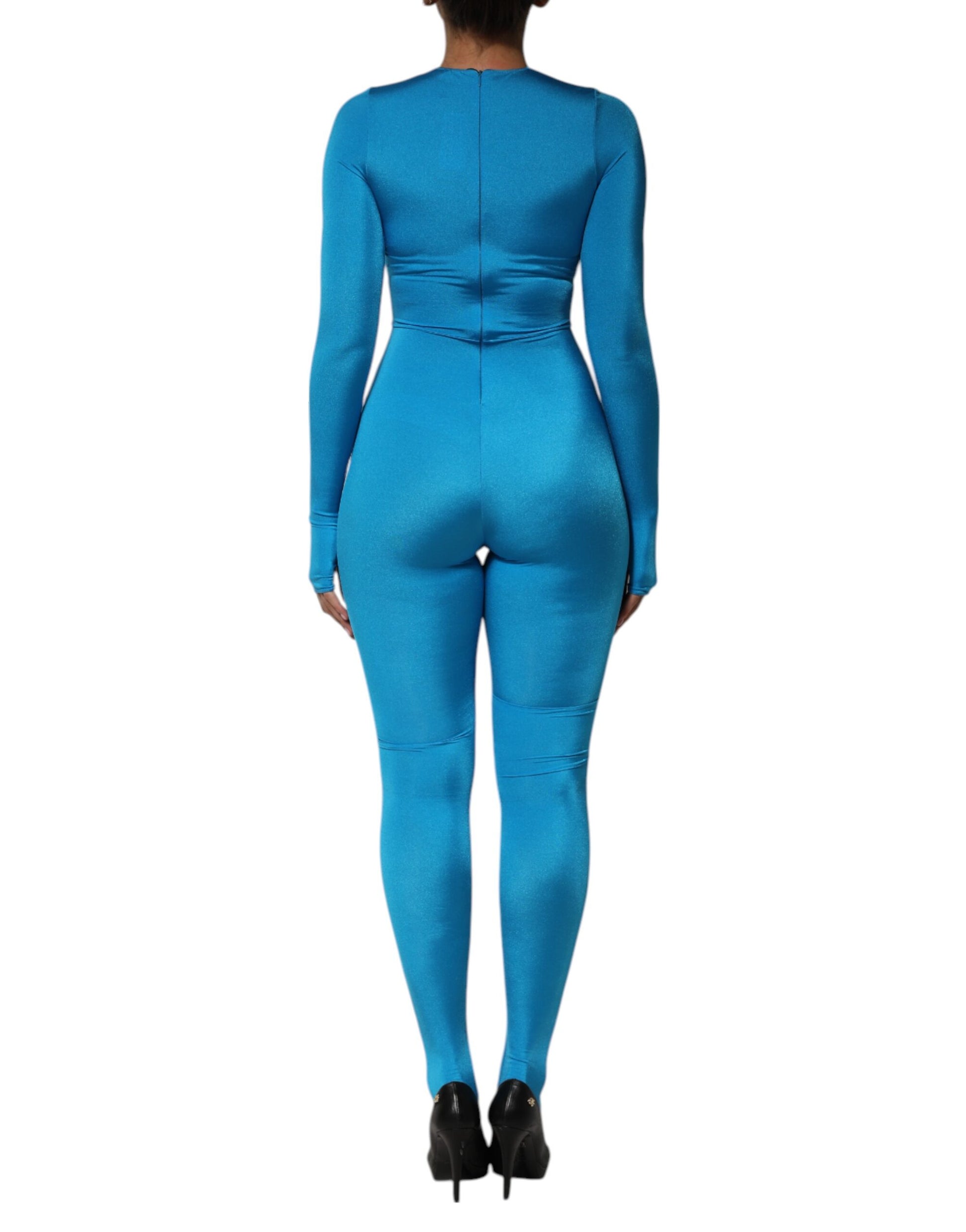 Dolce & Gabbana Blue Jumpsuits for Women side view