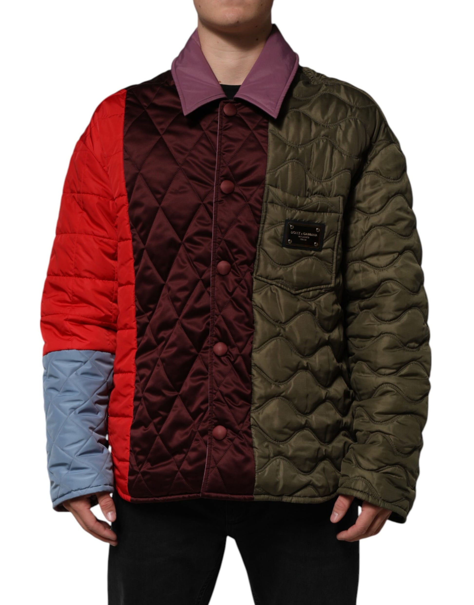 Dolce & Gabbana Multicolor Full Length Jacket for Men alternate view