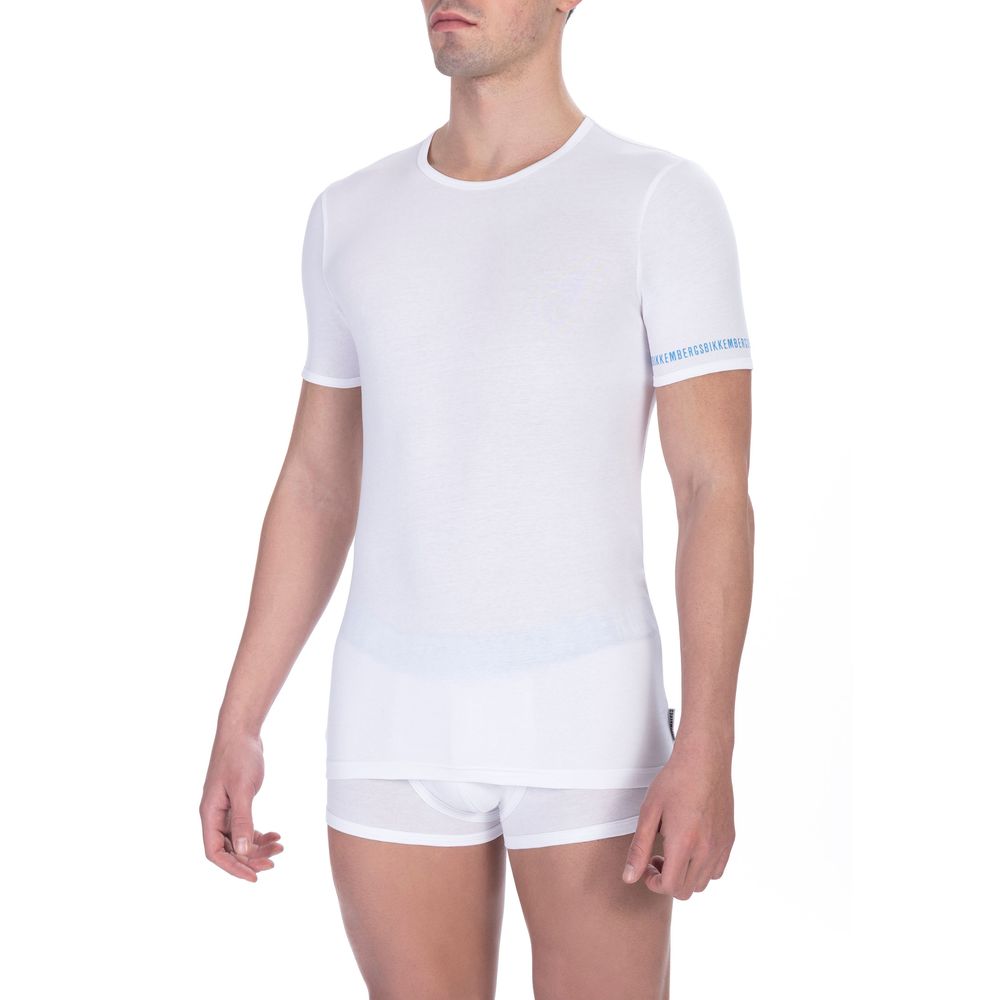 T-shirt Bikkembergs en coton blanc pour homme