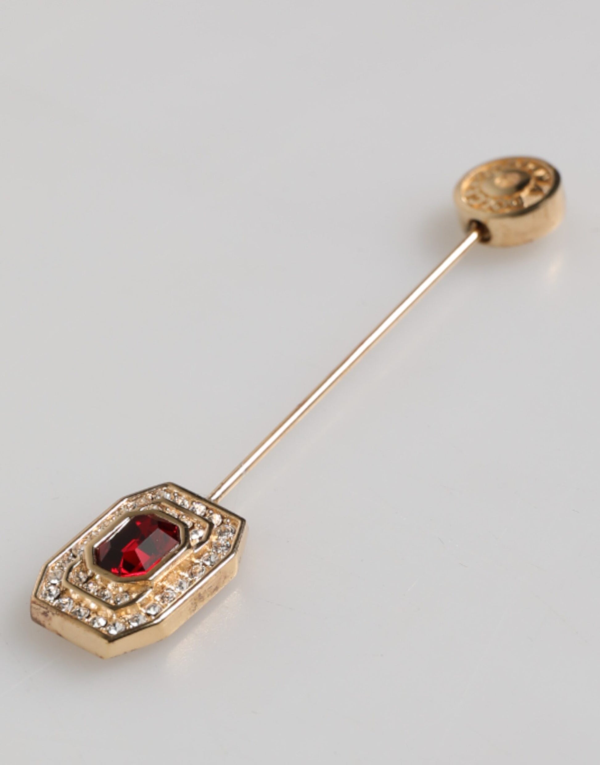 Dolce &amp; Gabbana – Halsketten-Brosche aus Sterlingsilber mit Strassverzierung