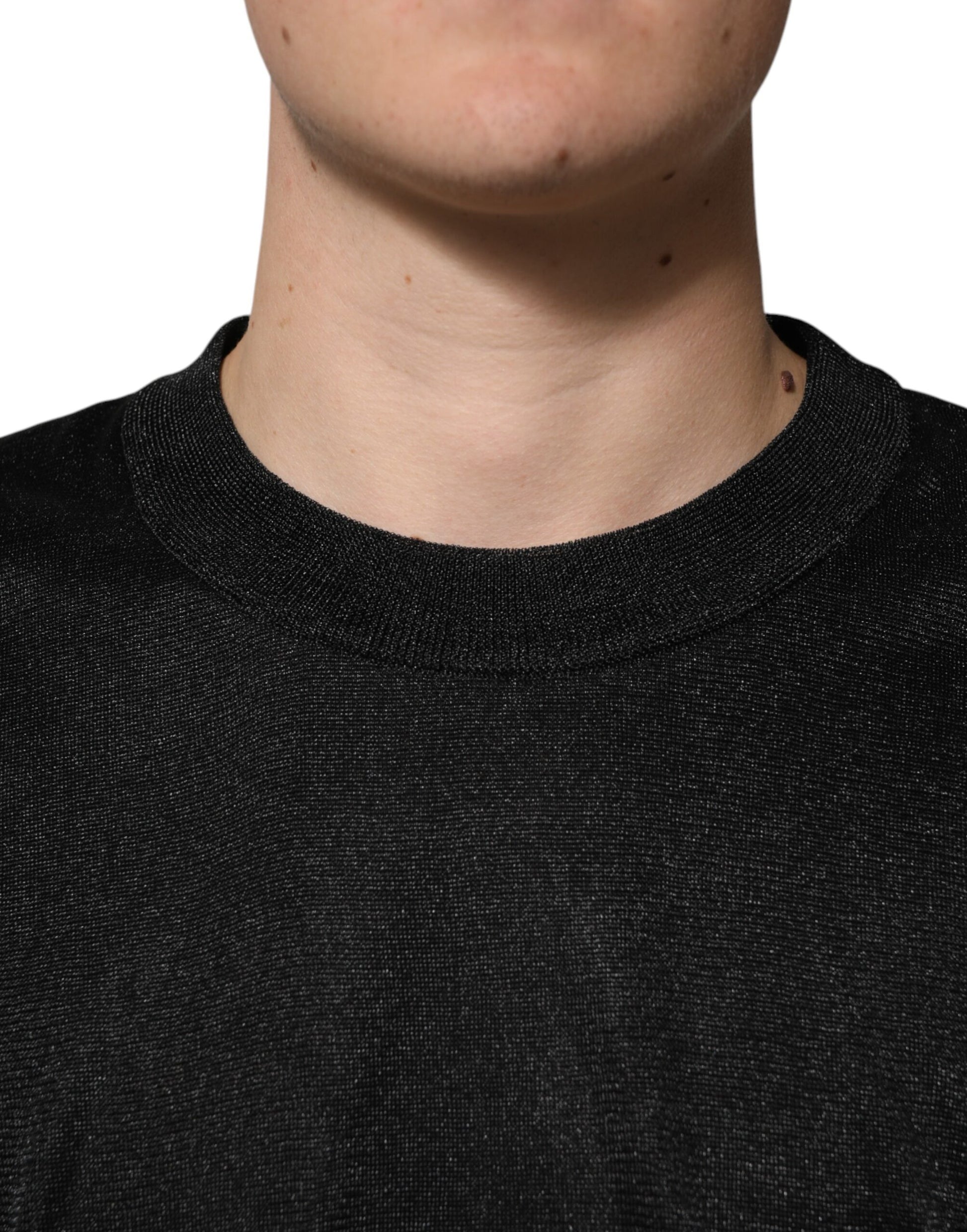 Dolce & Gabbana Black Long Sleeve T-Shirt for Men additional view