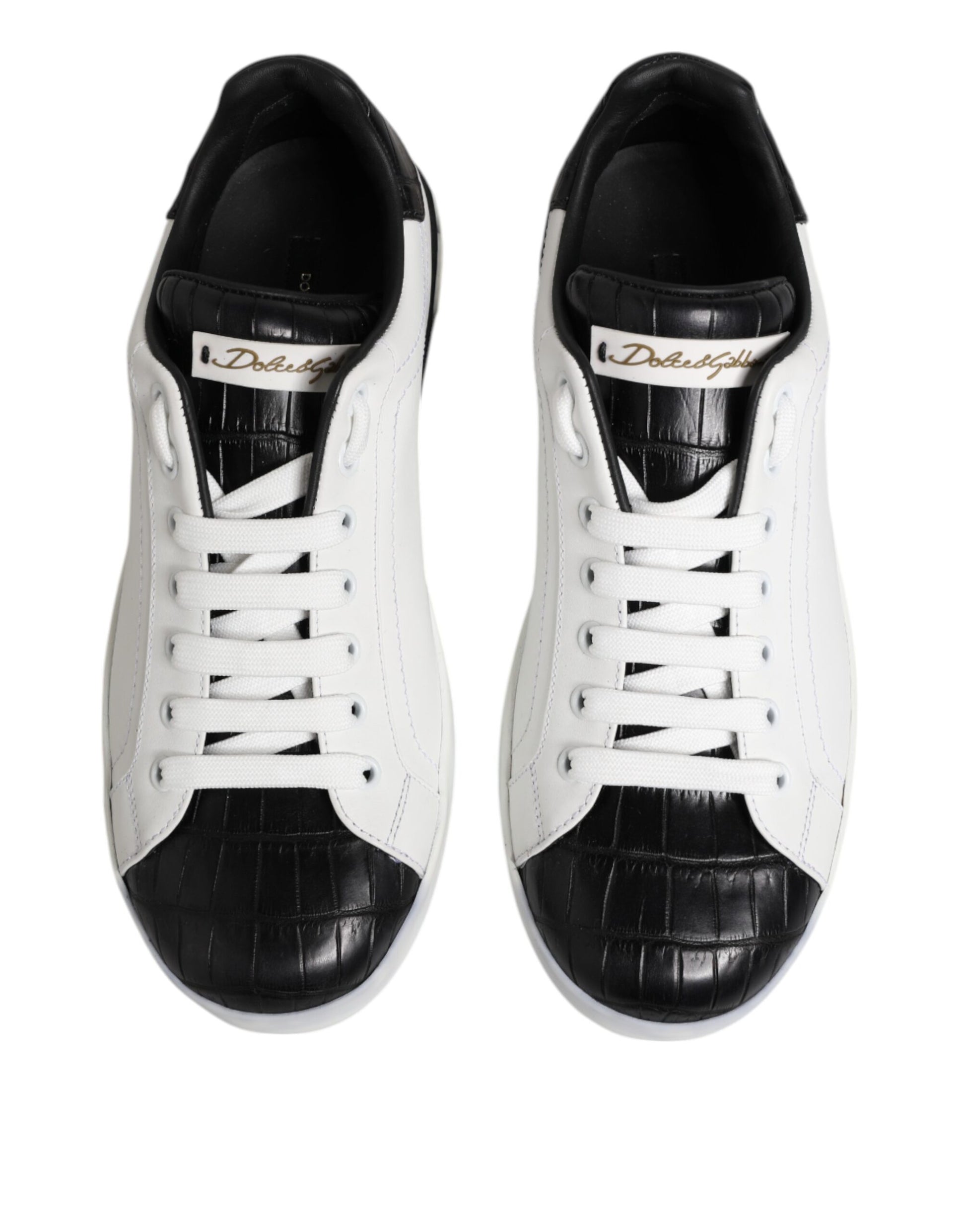 Dolce & Gabbana White Lace Up for Men detail view