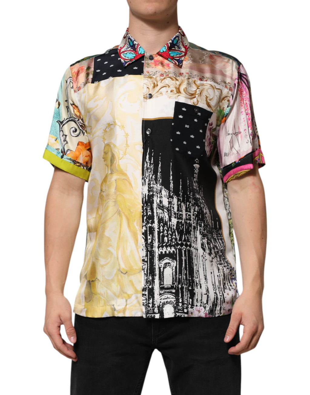 Dolce & Gabbana Multicolor Dress Shirt for Men
