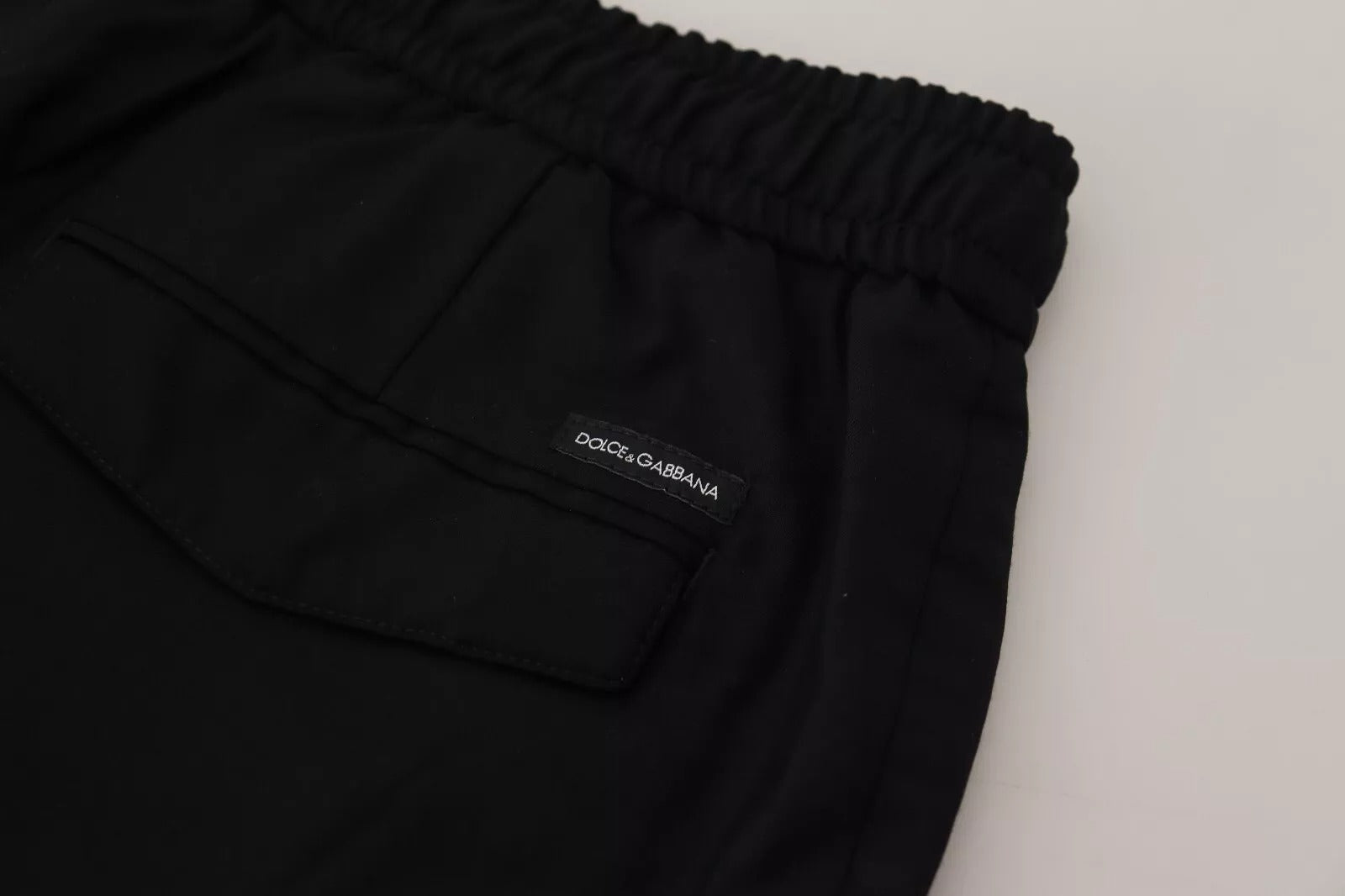 Pantalon de jogging Dolce & Gabbana en laine noire