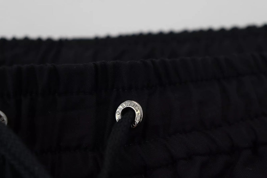 Pantalon de jogging Dolce & Gabbana en laine noire