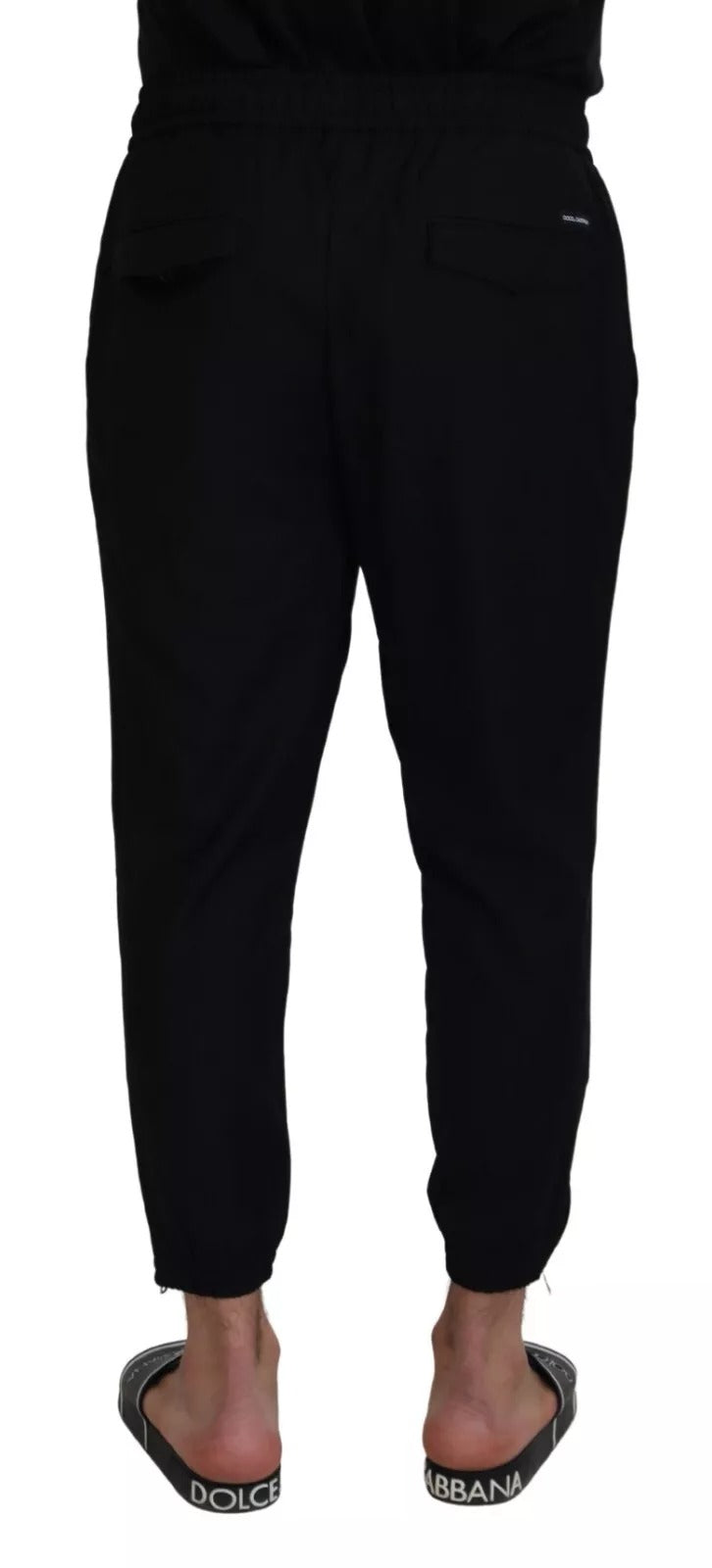 Pantalon de jogging Dolce & Gabbana en laine noire
