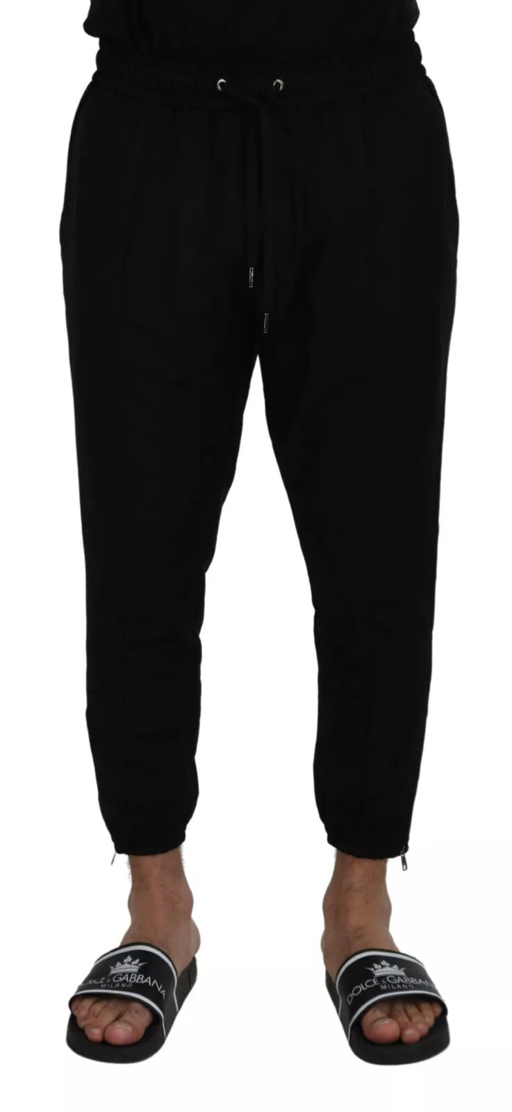 Pantalon de jogging Dolce & Gabbana en laine noire