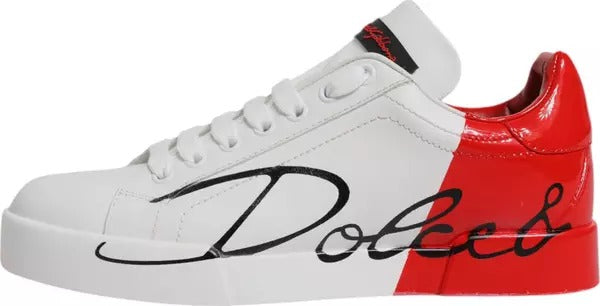 Dolce & Gabbana White Low Top Sneakers for Women