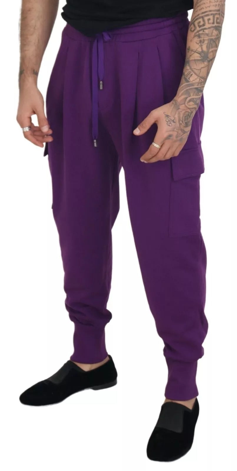 Dolce & Gabbana Purple Joggers for Men alternate view