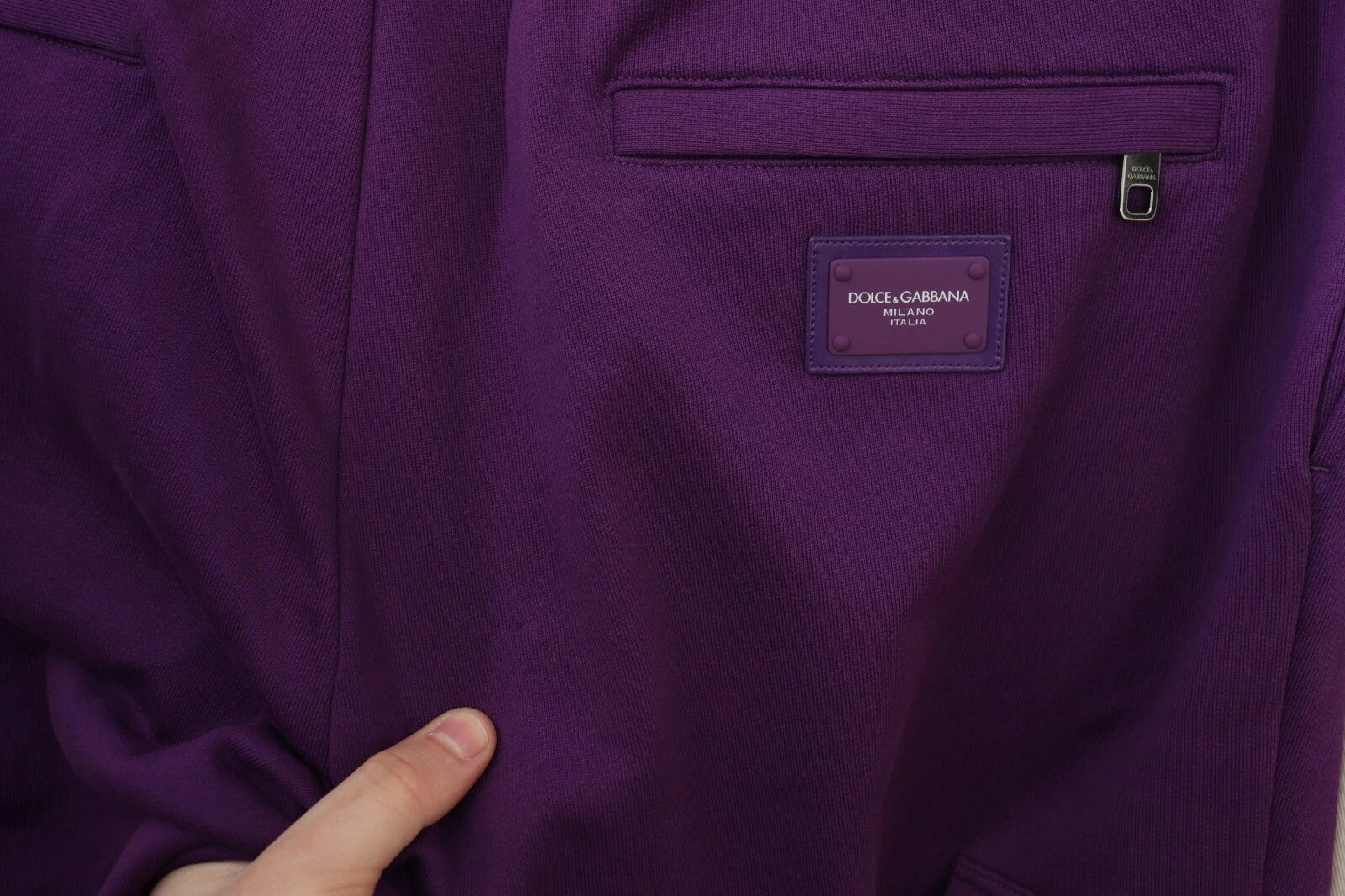 Dolce & Gabbana Purple Joggers for Men additional view