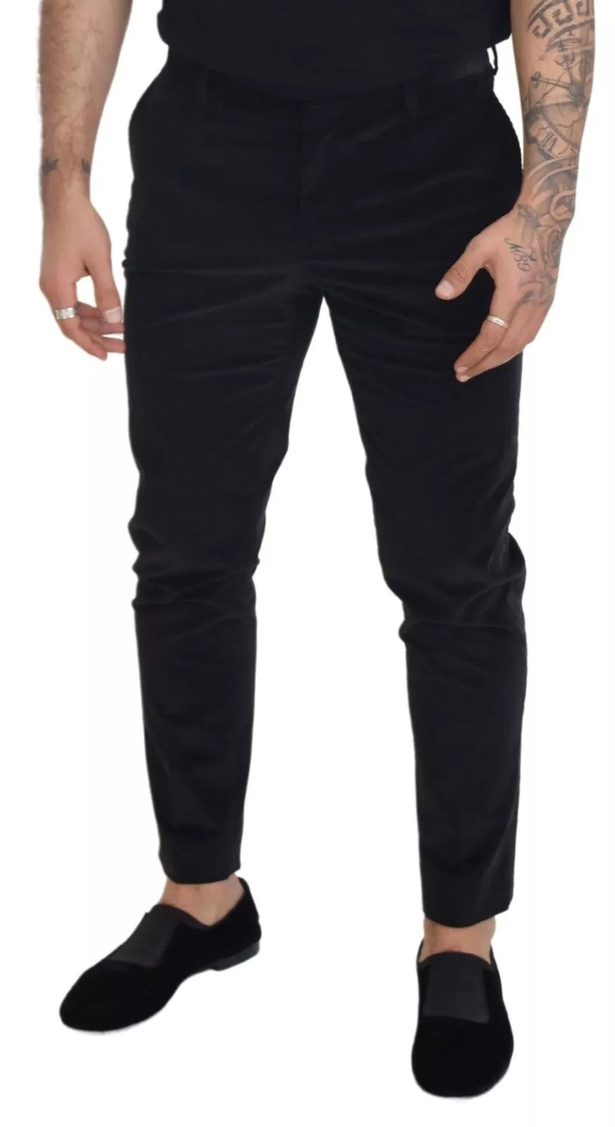 Dolce & Gabbana Black Dress Pants for Men