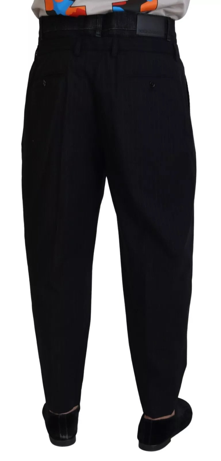 Dolce & Gabbana Black Relaxed Fit Jeans for Men detail view