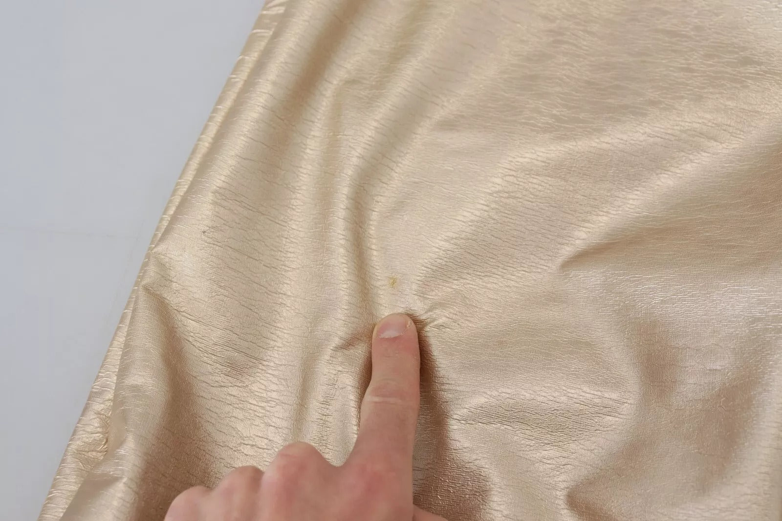 Pantalon Droit Dolce & Gabbana en Polyester Métallisé Doré